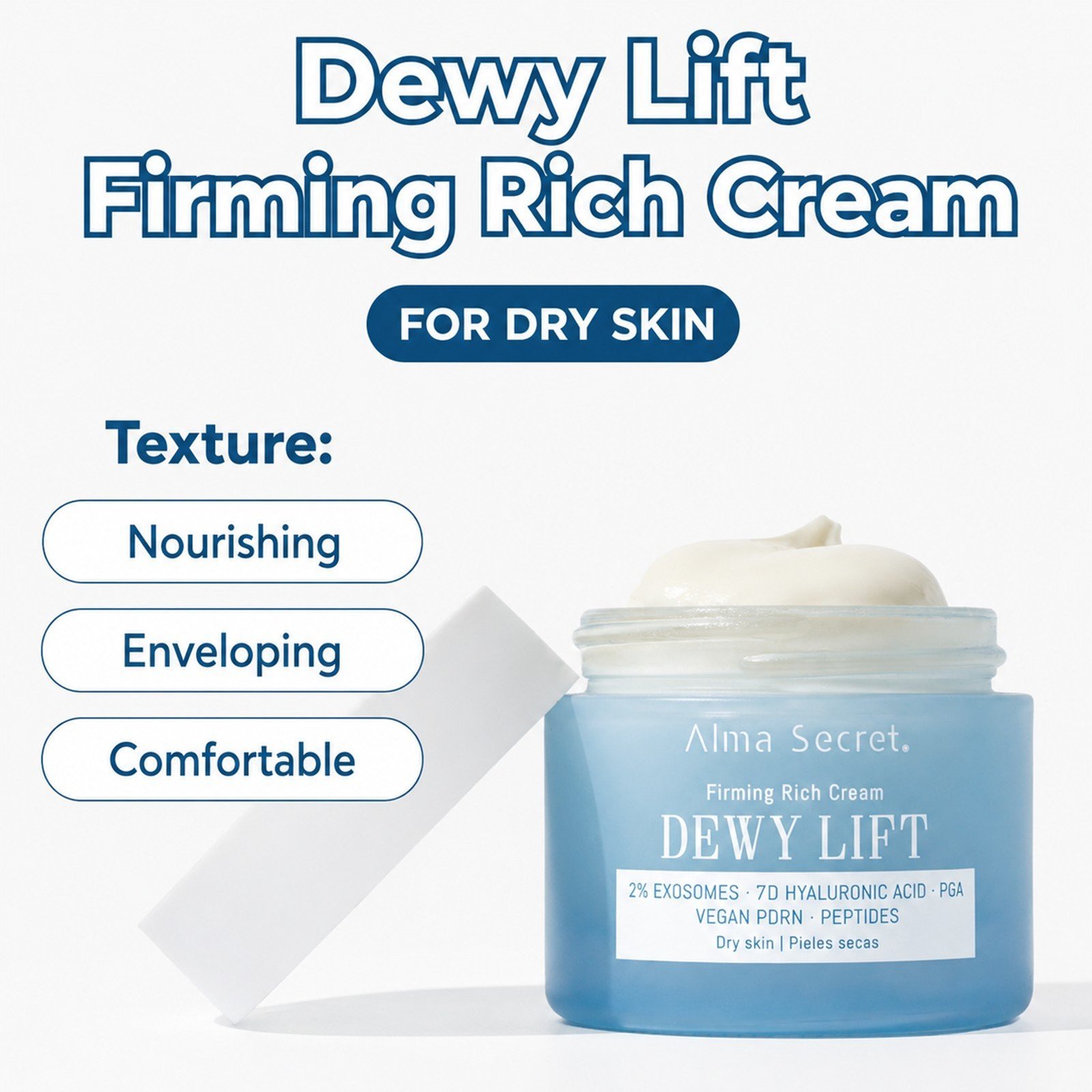 Alma Secret كريم Dewy Lift الغني المشدّ 50ml