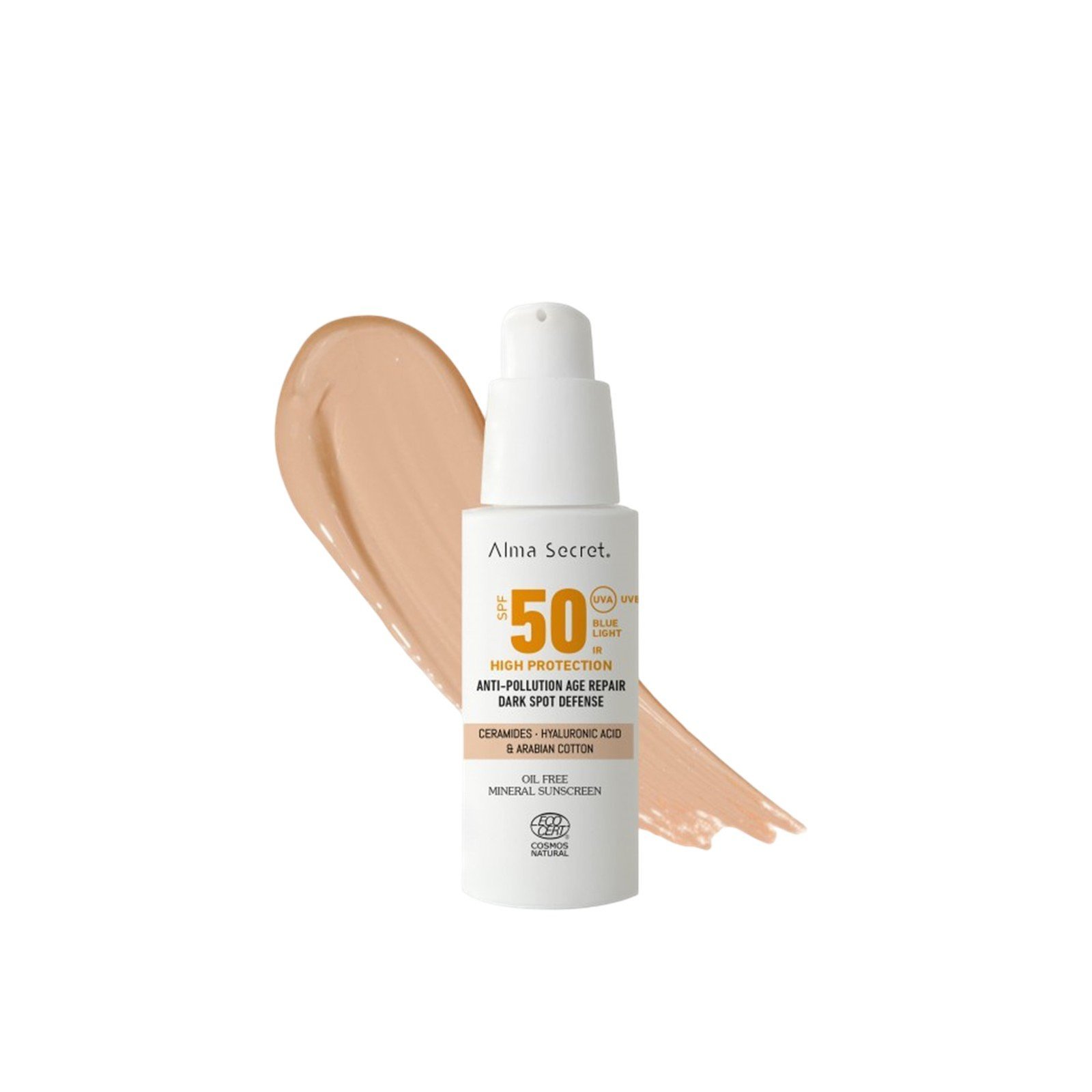Alma Secret Face Sunscreen SPF50 Sand 50ml (1.69floz)