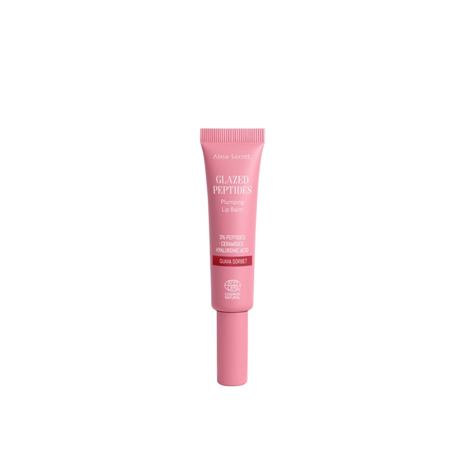 Alma Secret Glazed Peptides بلسم شفاه ممتلئ Guava Sorbet 15ml