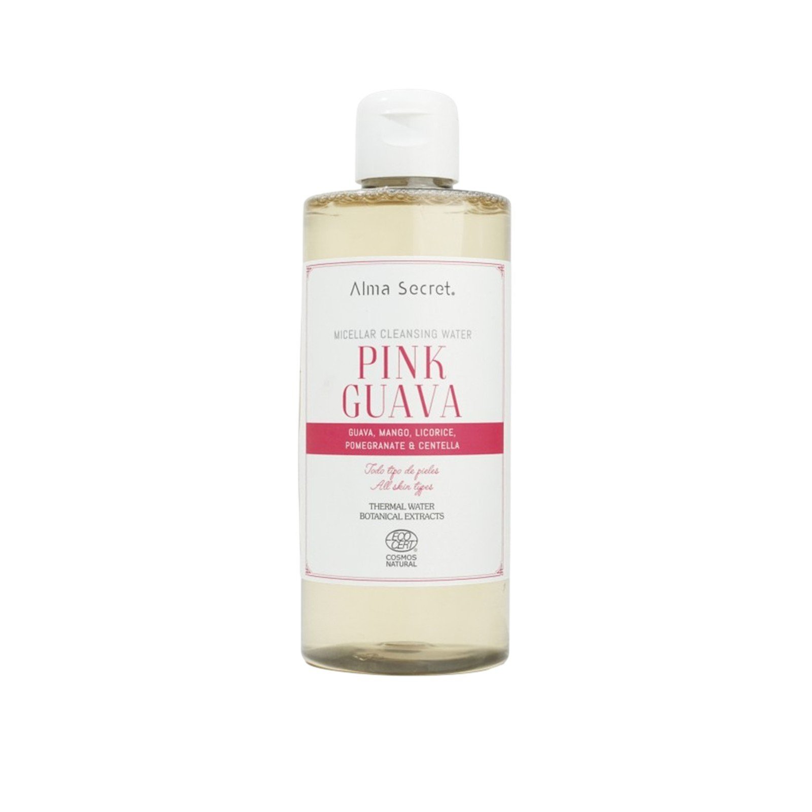 Alma Secret ماء التنظيف الميسيلاري بجوافة الوردية 400ml
