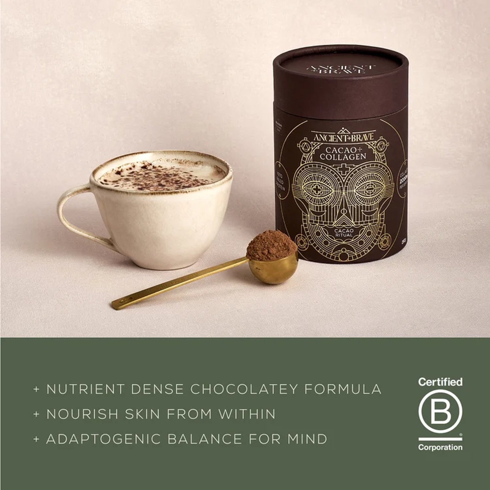 Ancient+Brave Cacao + Collagen Powder 250g