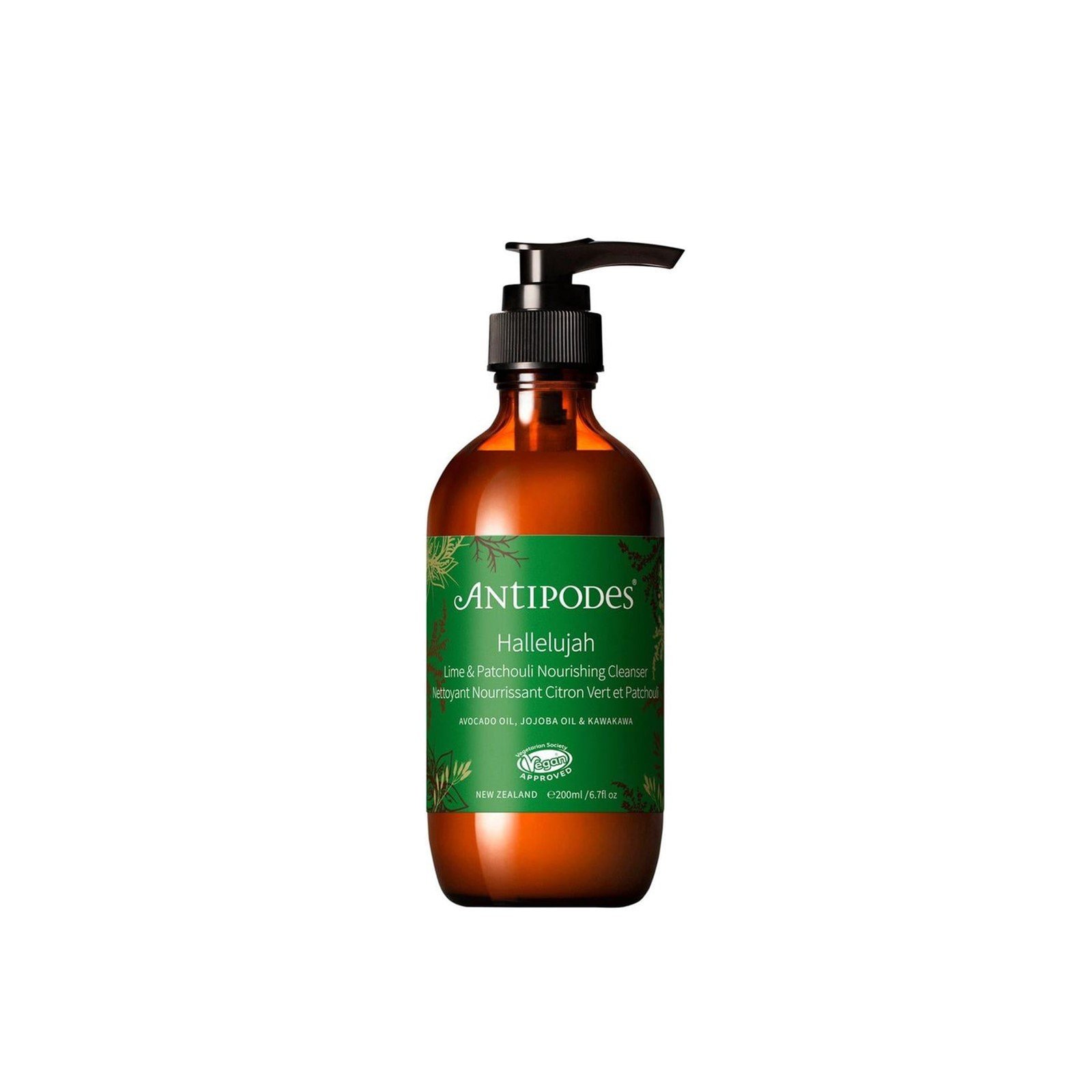 Antipodes Hallelujah Lime & Patchouli Nourishing Cleanser 200ml