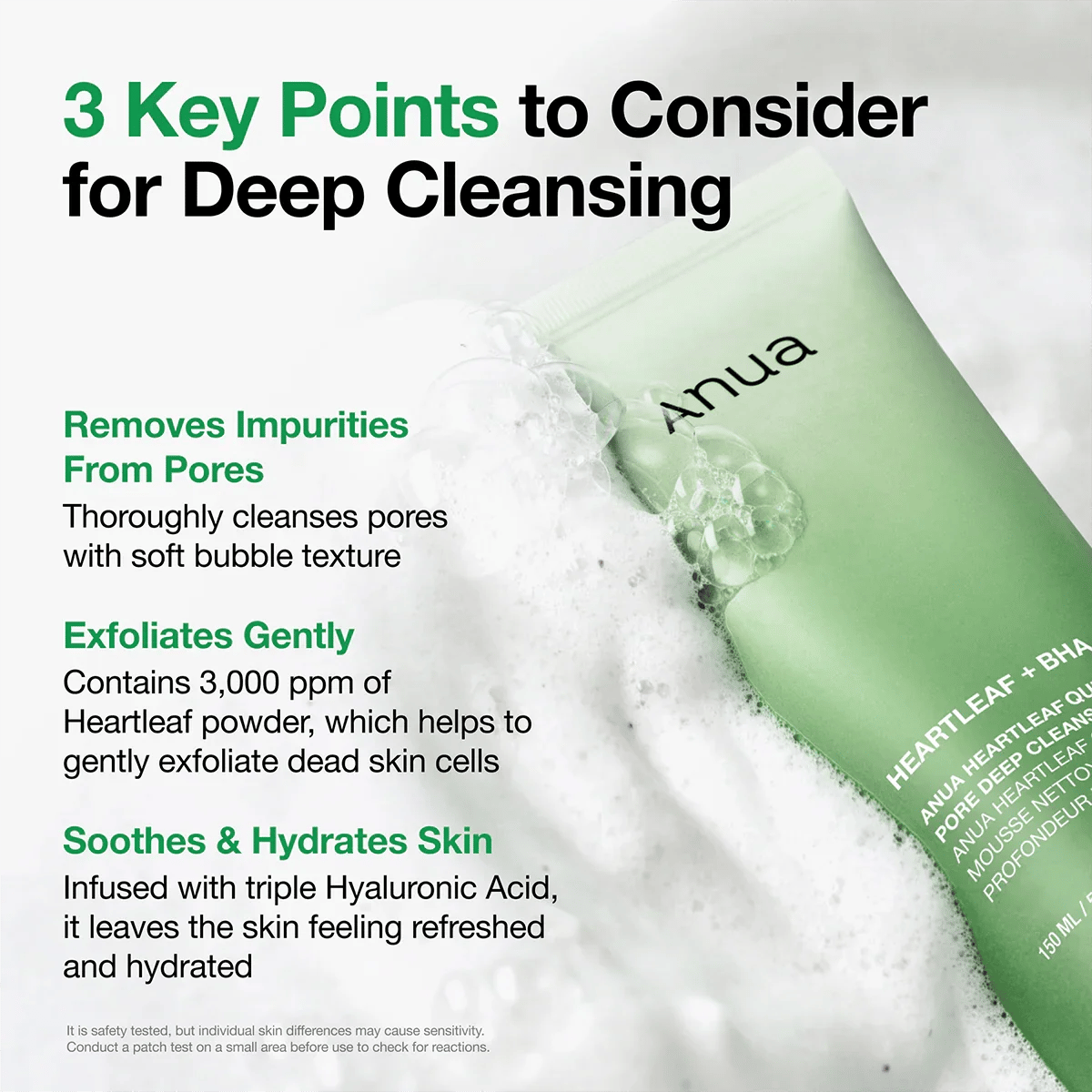 Anua Heartleaf Quercetinol Pore Diepreinigend Schuim 150ml
