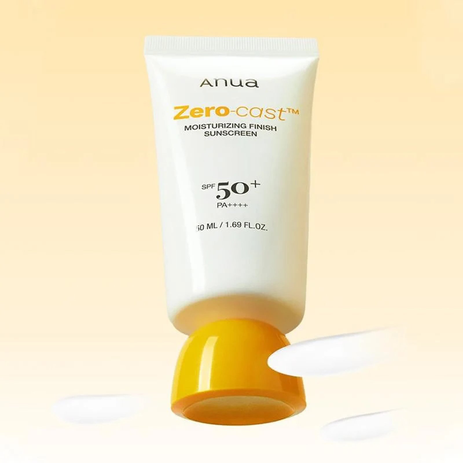 Anua Zero-Cast Moisturizing Finish Sunscreen SPF50+ 50ml