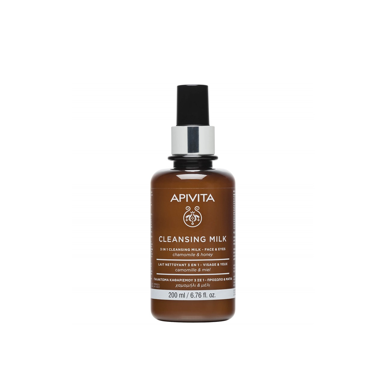 APIVITA Leche Limpiadora 3 en 1 Rostro y Ojos
