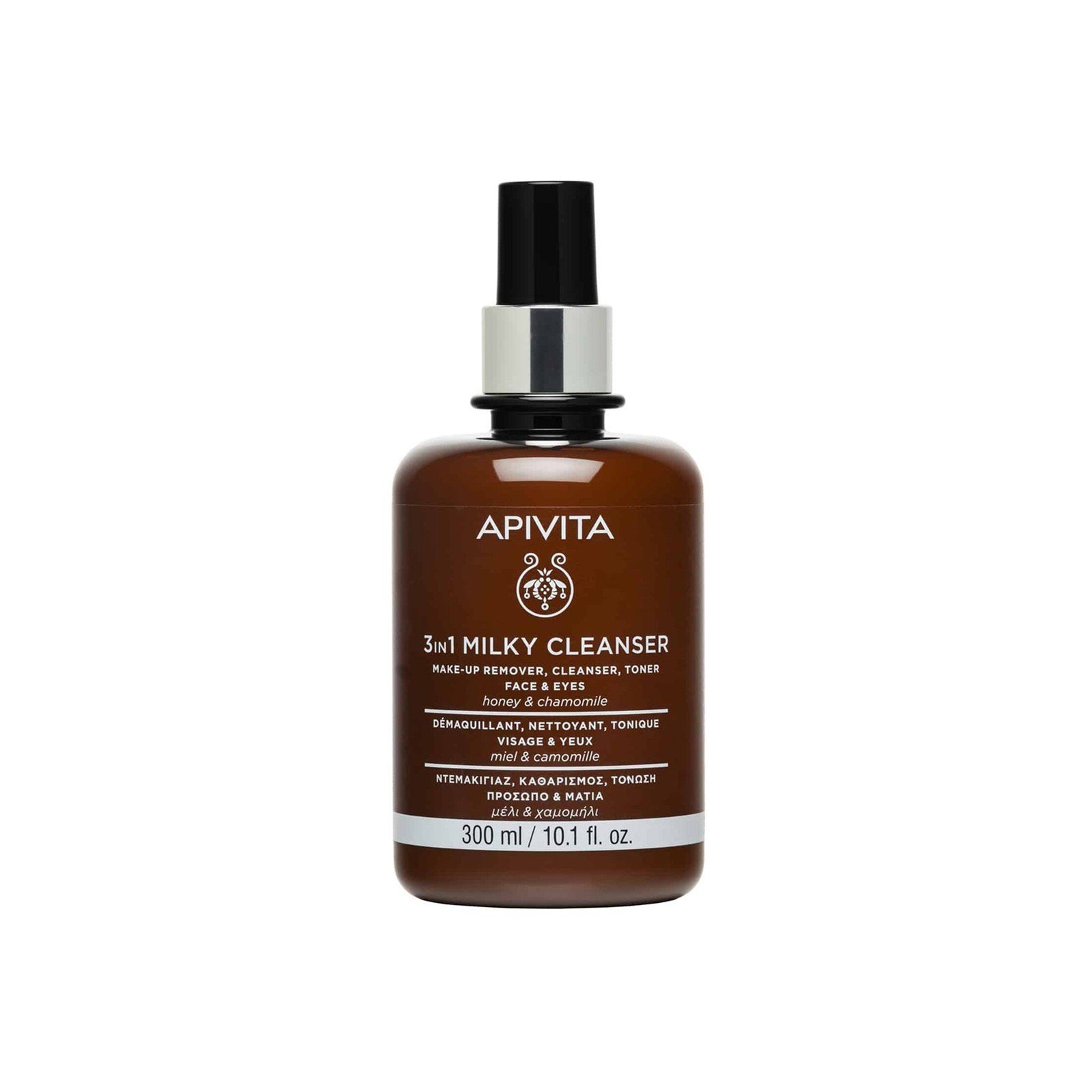 APIVITA Leche Limpiadora 3 en 1 Rostro y Ojos