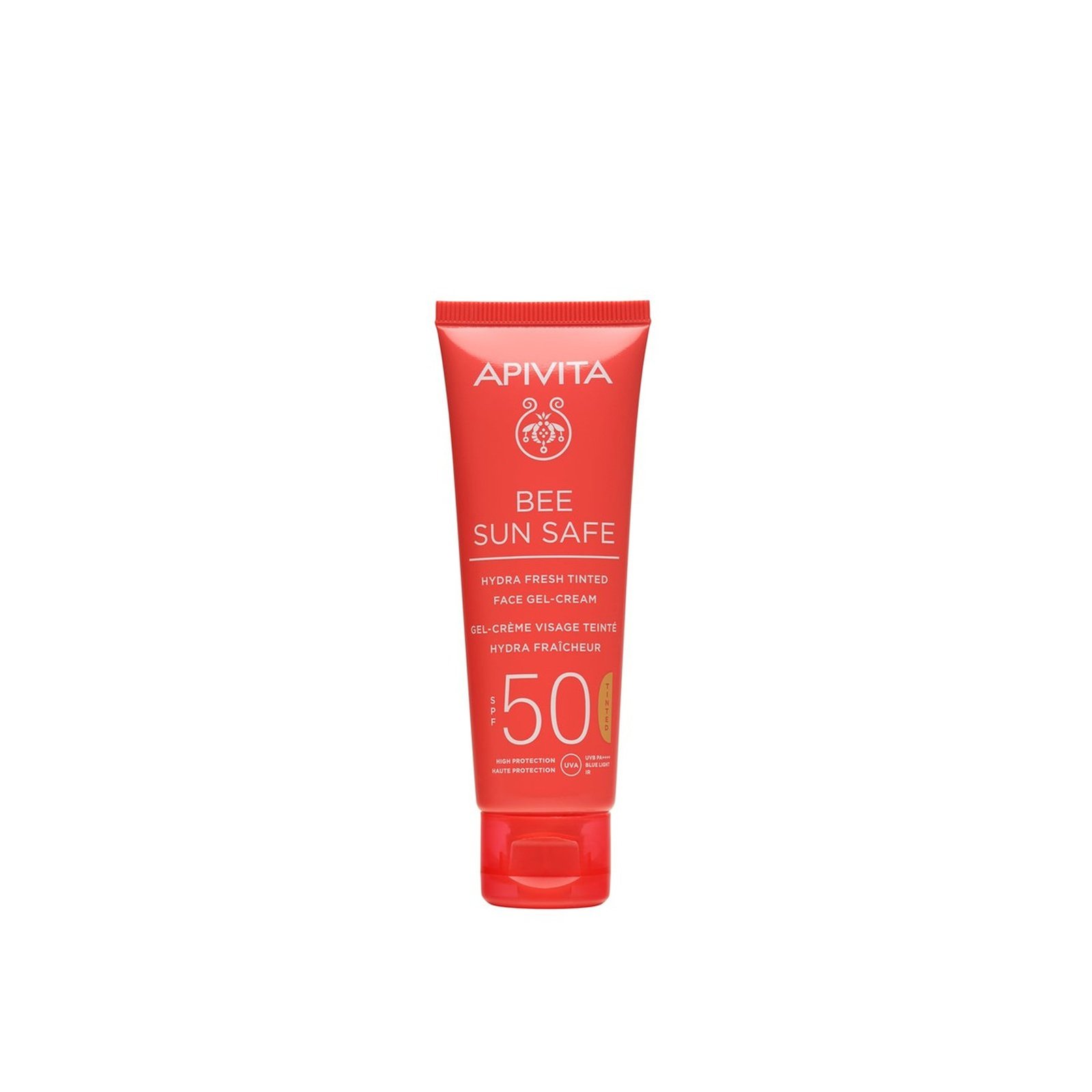 APIVITA Bee Sun Safe Hydraterende Verfrissende Getinte Gezichtsgel-Crème SPF50 50ml