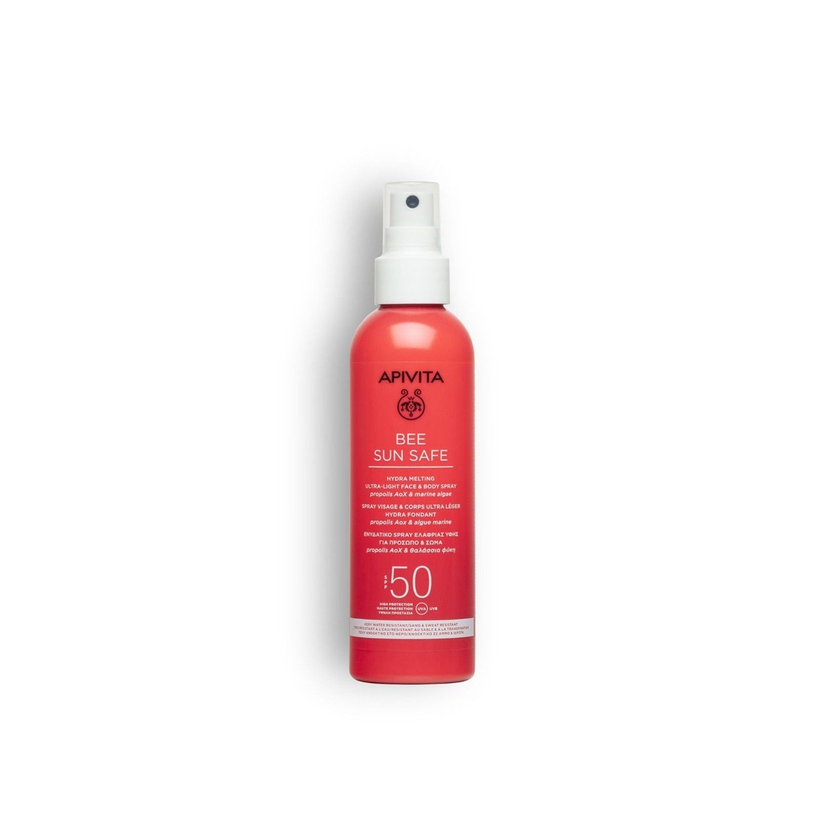 APIVITA Bee Sun Safe Spray Fundente Hidratante Rosto e Corpo SPF50 200ml