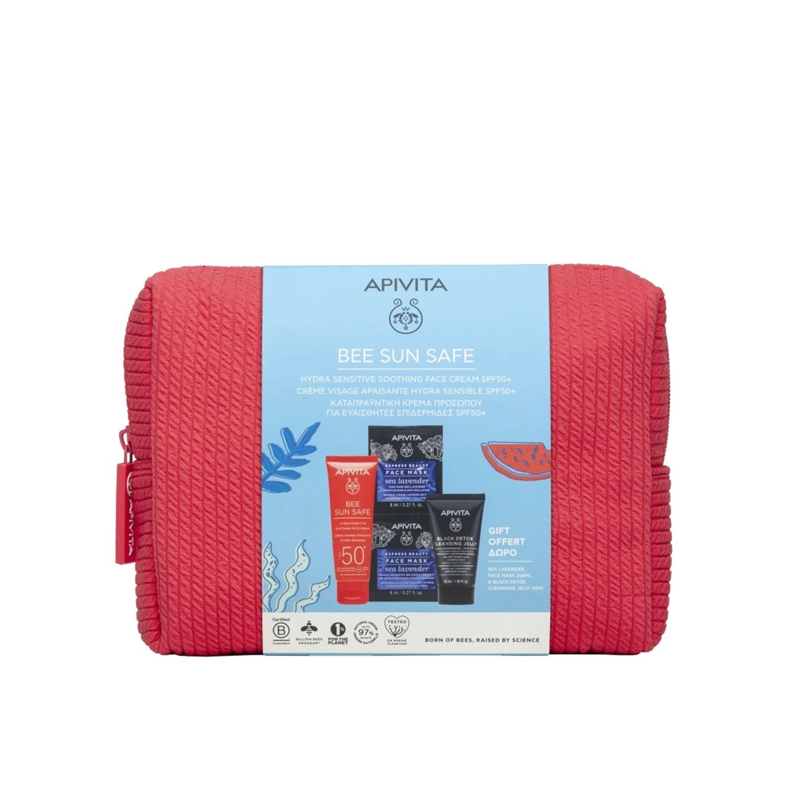 APIVITA Bee Sun Safe Hydra Sensitive Soothing Face Cream SPF50+ Set