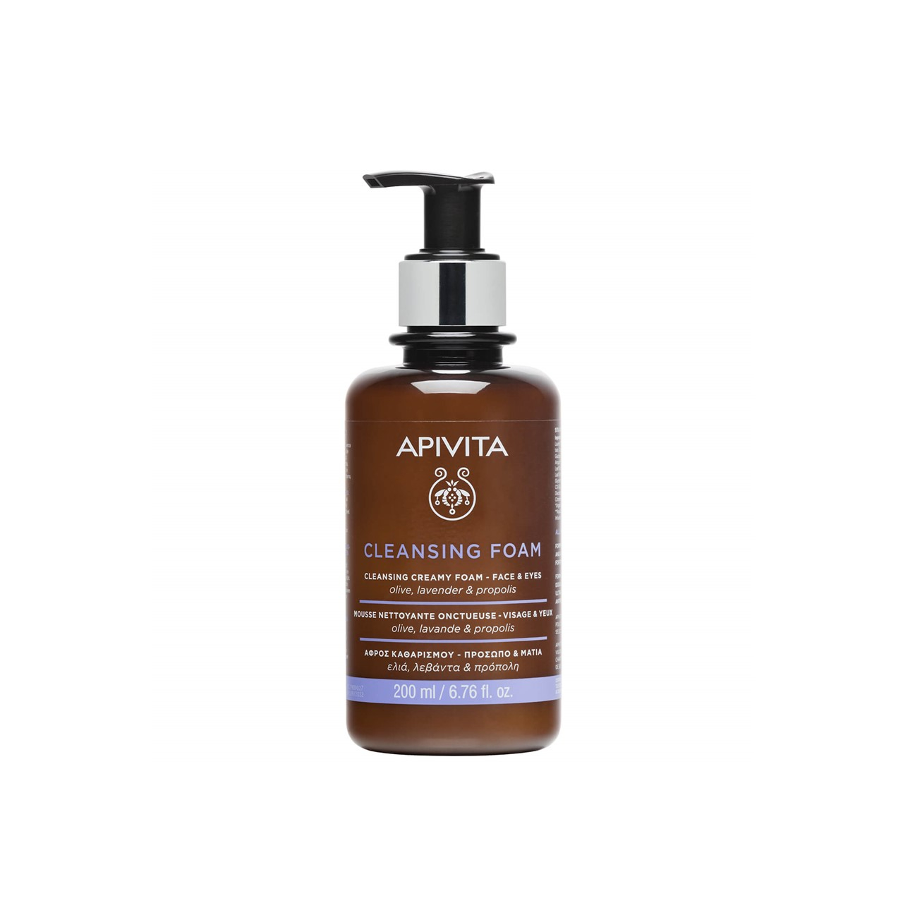 APIVITA Foaming Creamy Cleanser Face & Eyes 200ml (6.76floz)