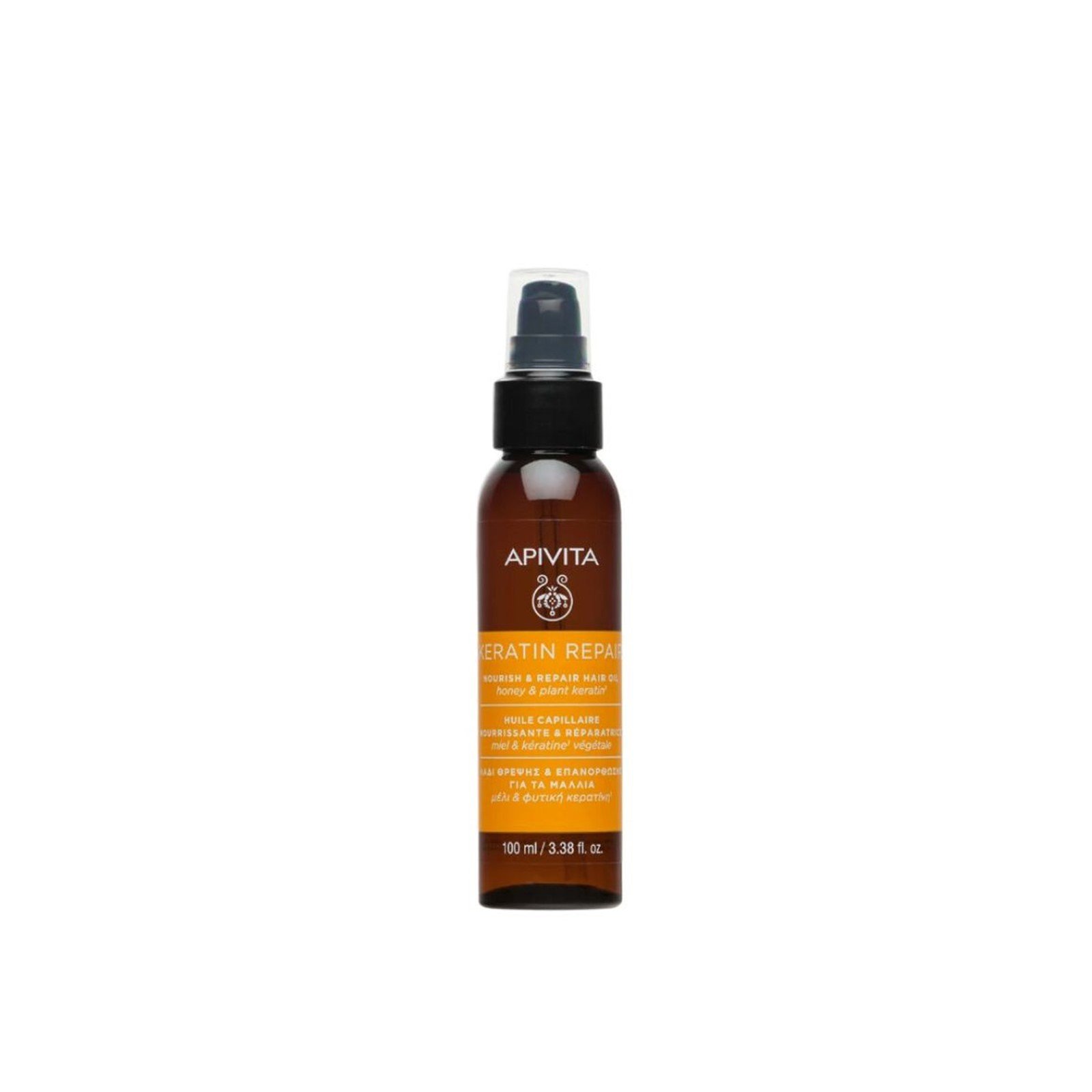 APIVITA Keratin Repair Huile Capillaire Nourrissante & Réparatrice 100ml