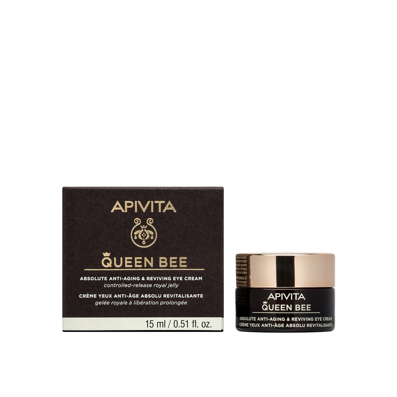 APIVITA Queen Bee Krem Absolut Anti-Plakje dhe Rigjenerues për Sytë 15ml