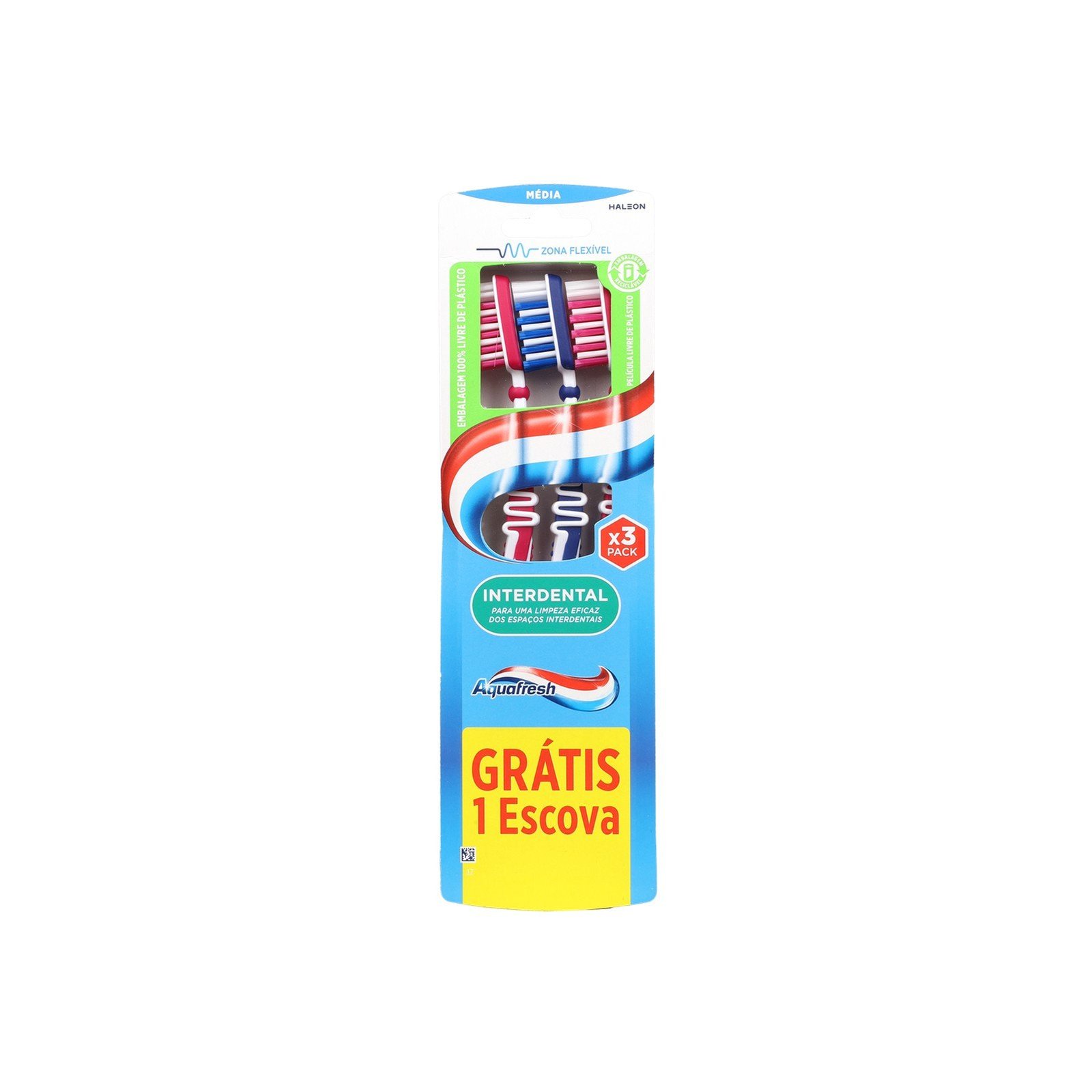 Aquafresh Interdental Medium Toothbrush x3
