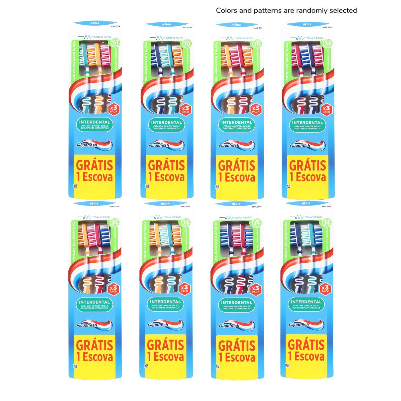 Aquafresh Interdental Medium Toothbrush x3