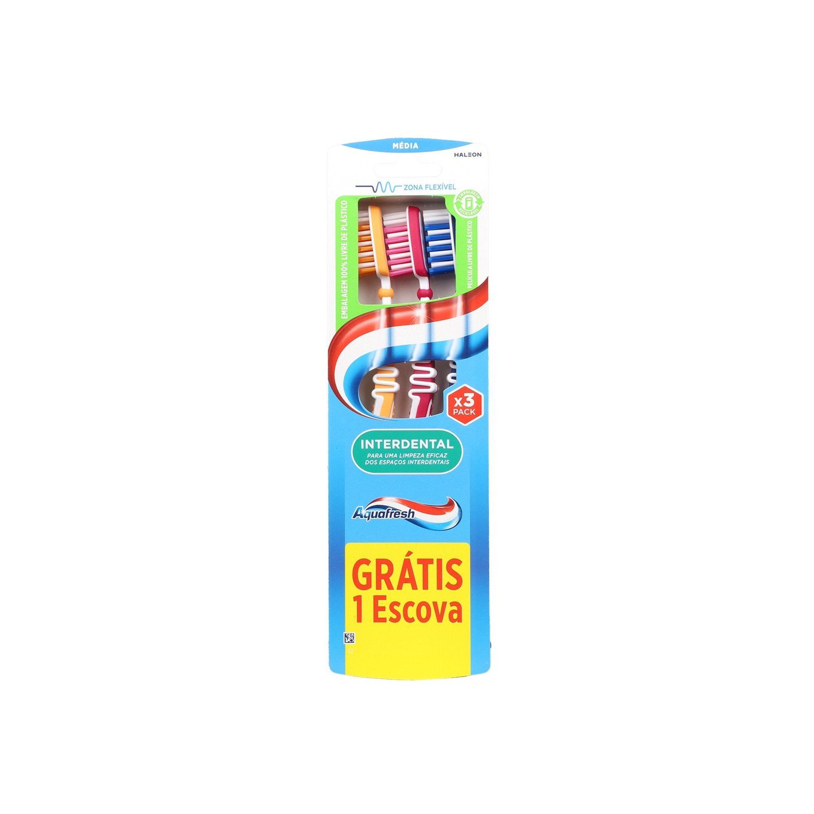 Aquafresh Interdental Medium Toothbrush x3