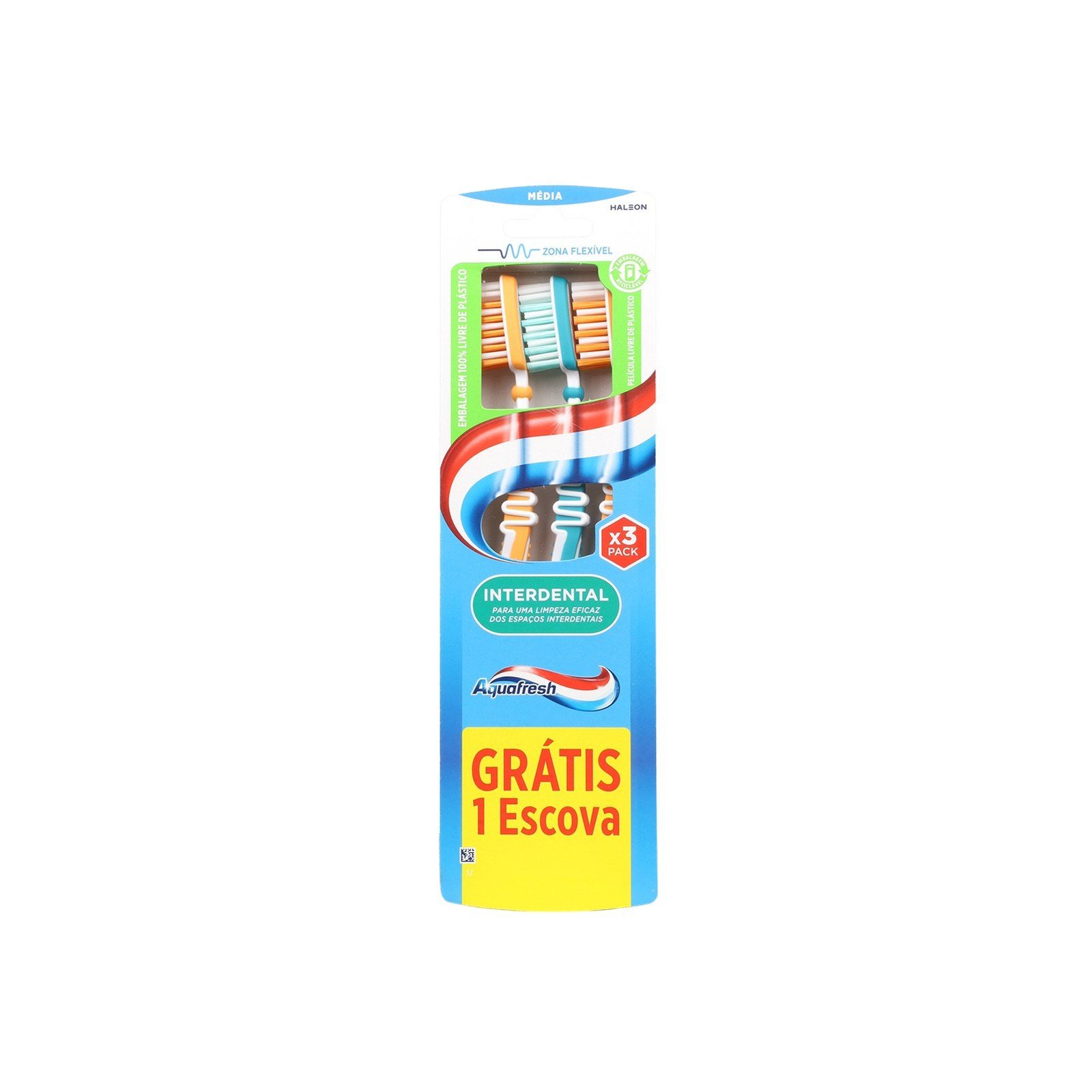 Aquafresh Interdental Medium Toothbrush x3