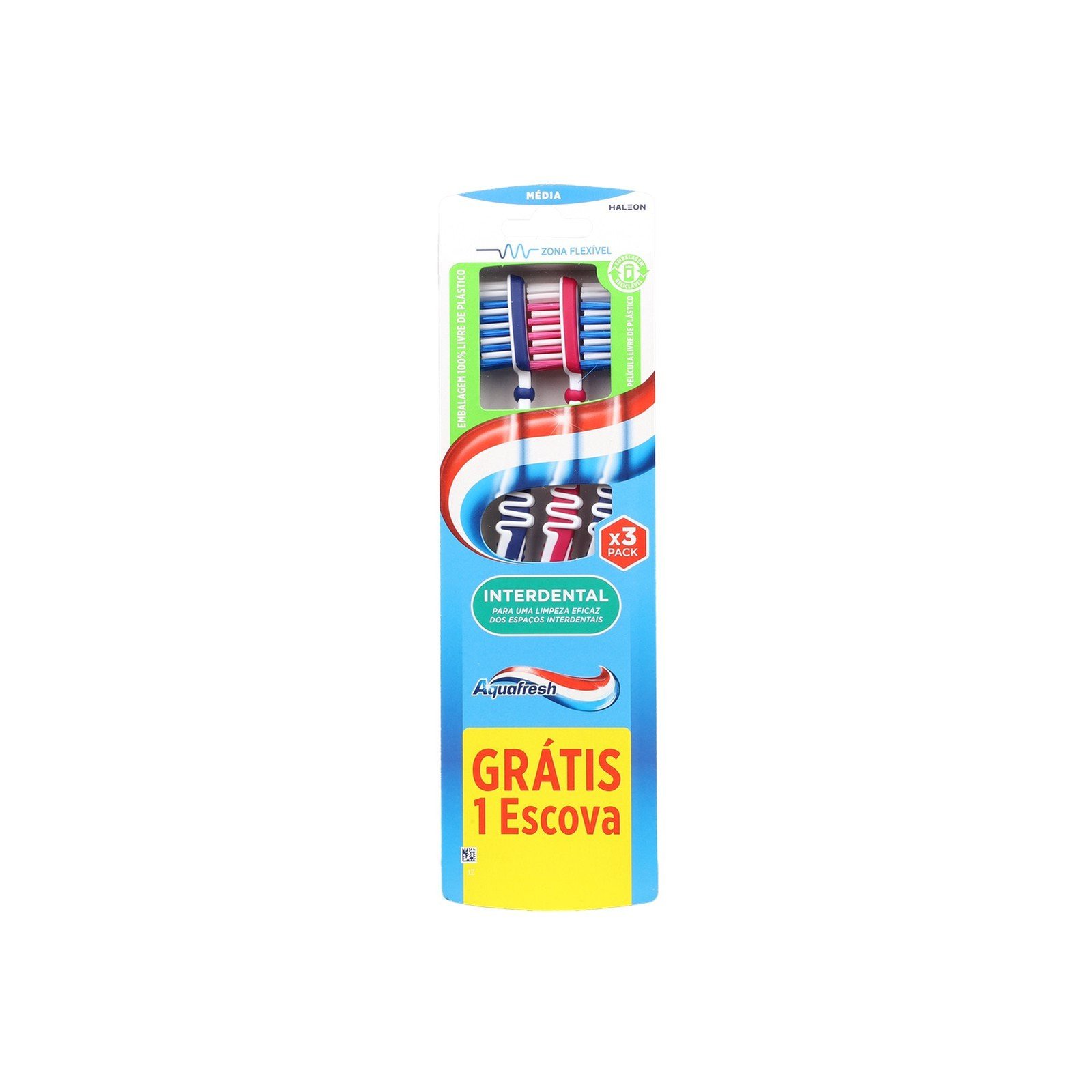 Aquafresh Interdental Medium Toothbrush x3