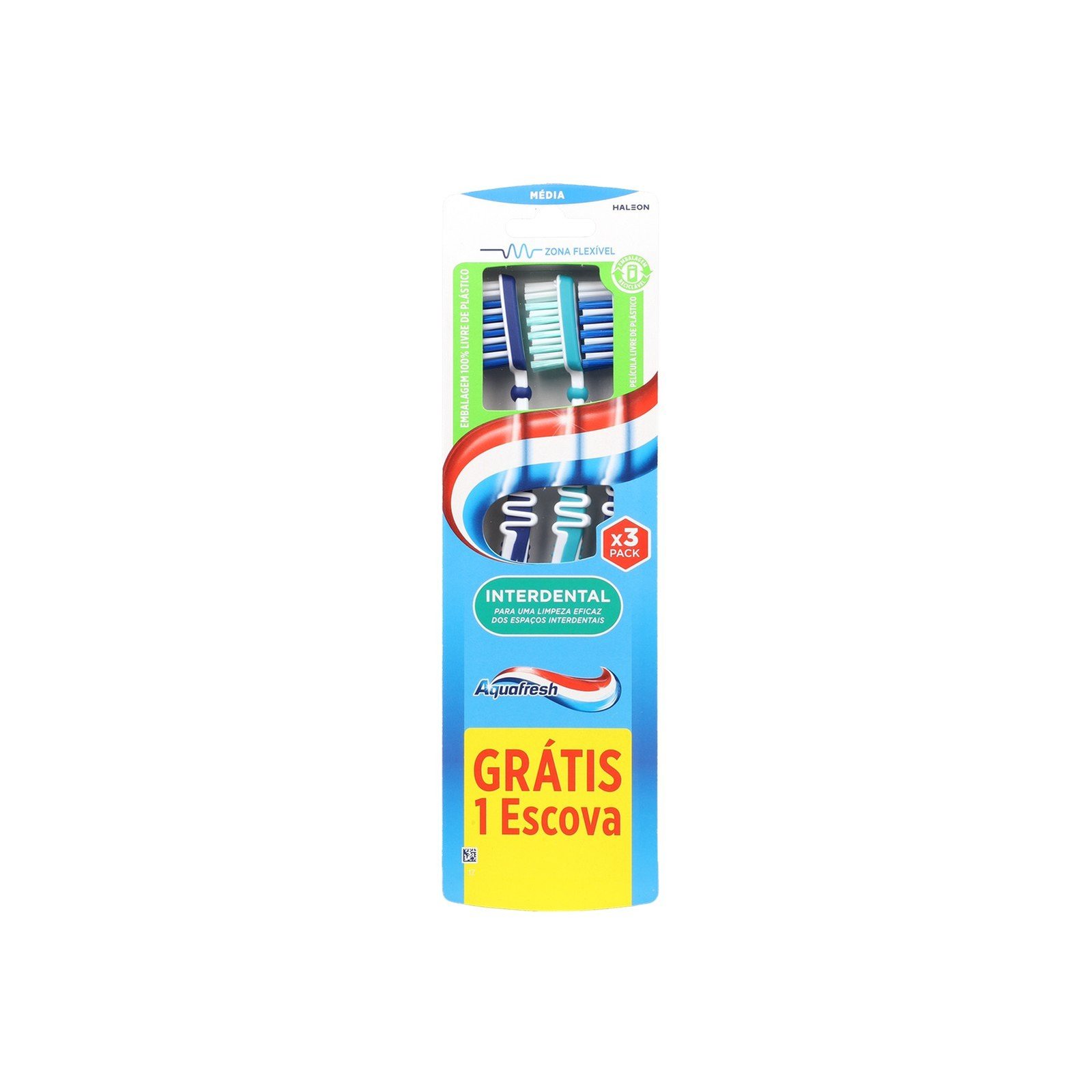 Aquafresh Interdental Medium Toothbrush x3