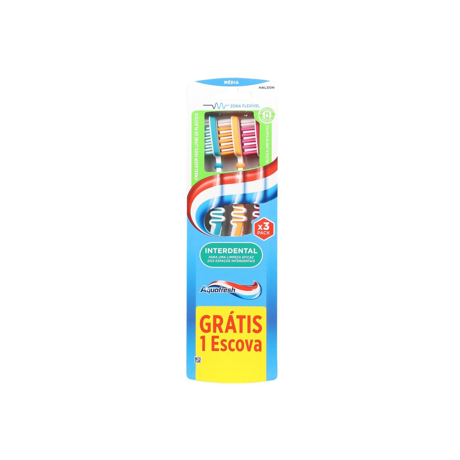 Aquafresh Interdental Medium Toothbrush x3