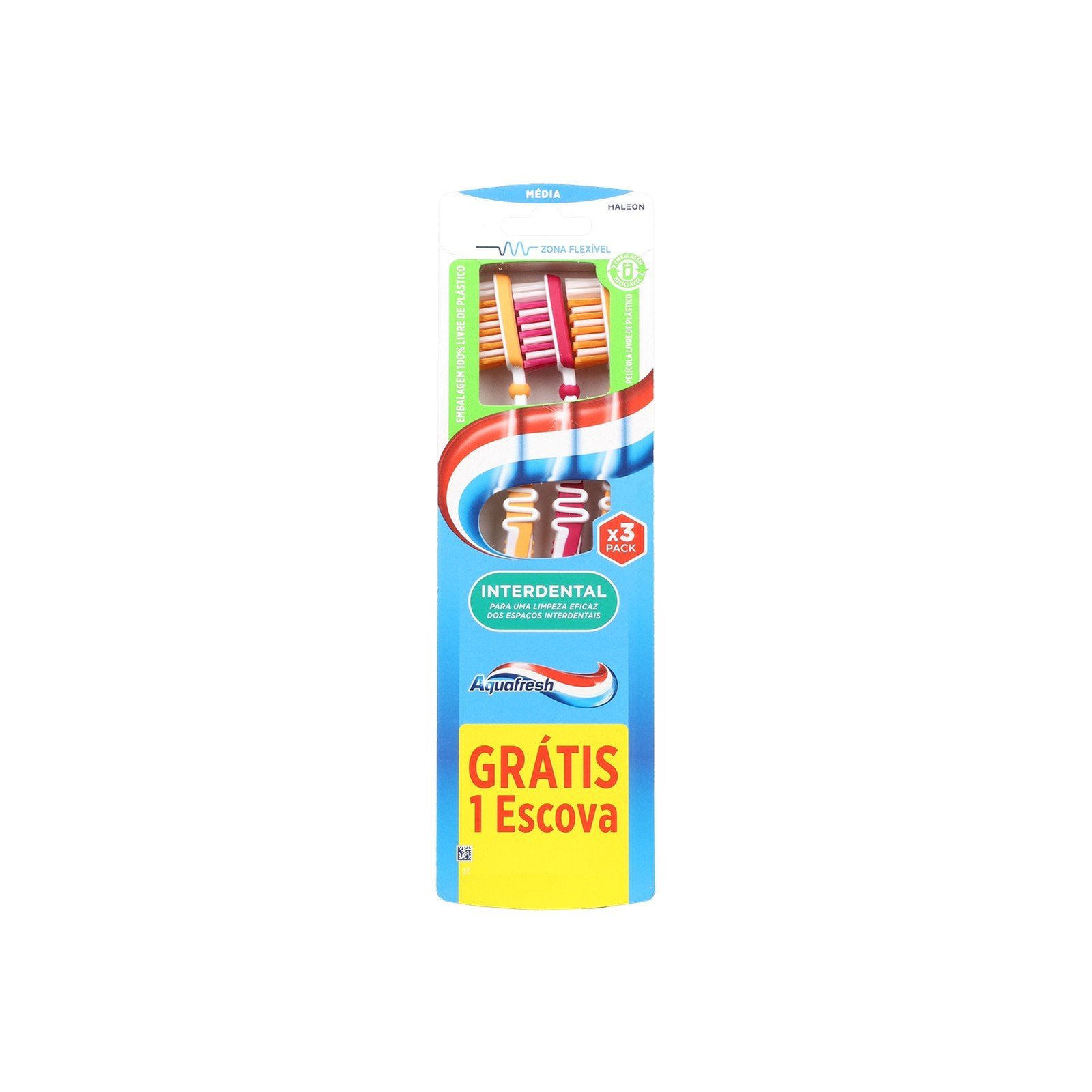 Aquafresh Interdental Medium Toothbrush x3