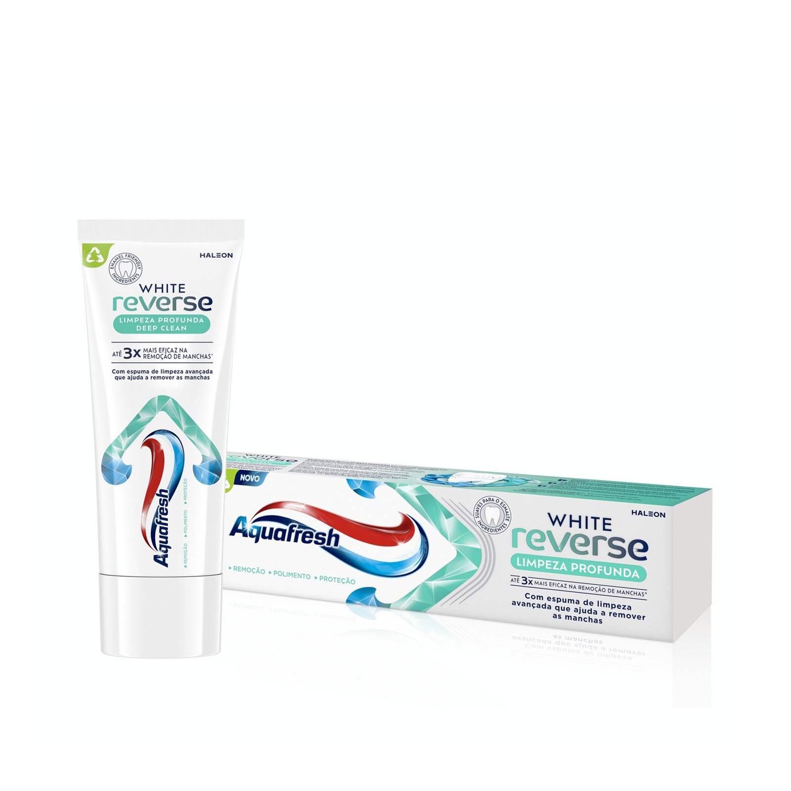 Aquafresh White Reverse Deep Clean Toothpaste 75ml