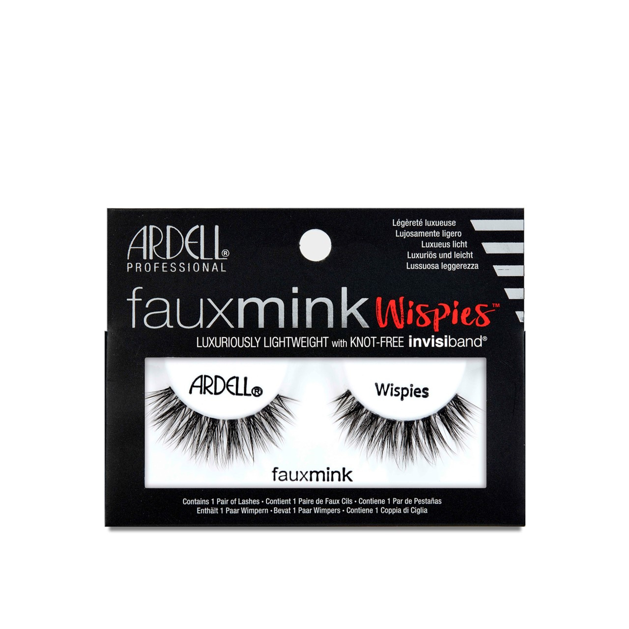 Ardell Faux Mink Wispies Pestañas x1 Par