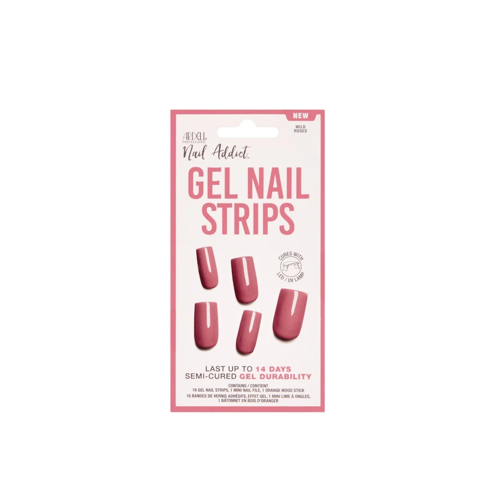 Ardell Nail Addict Gel Nail Strips x16