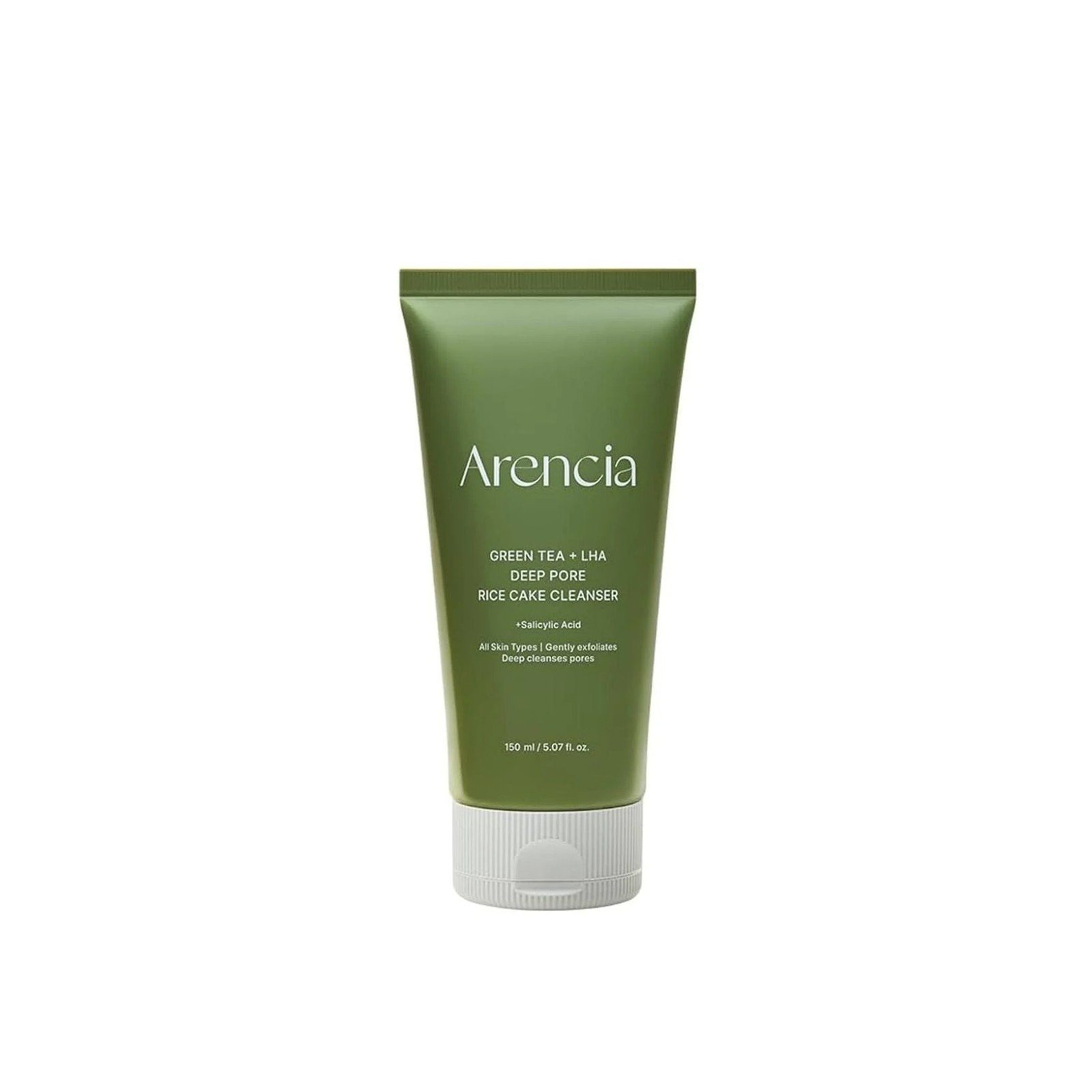 Arencia Green Tea + LHA Limpiador Facial Purificante de Poros con Arroz 150g