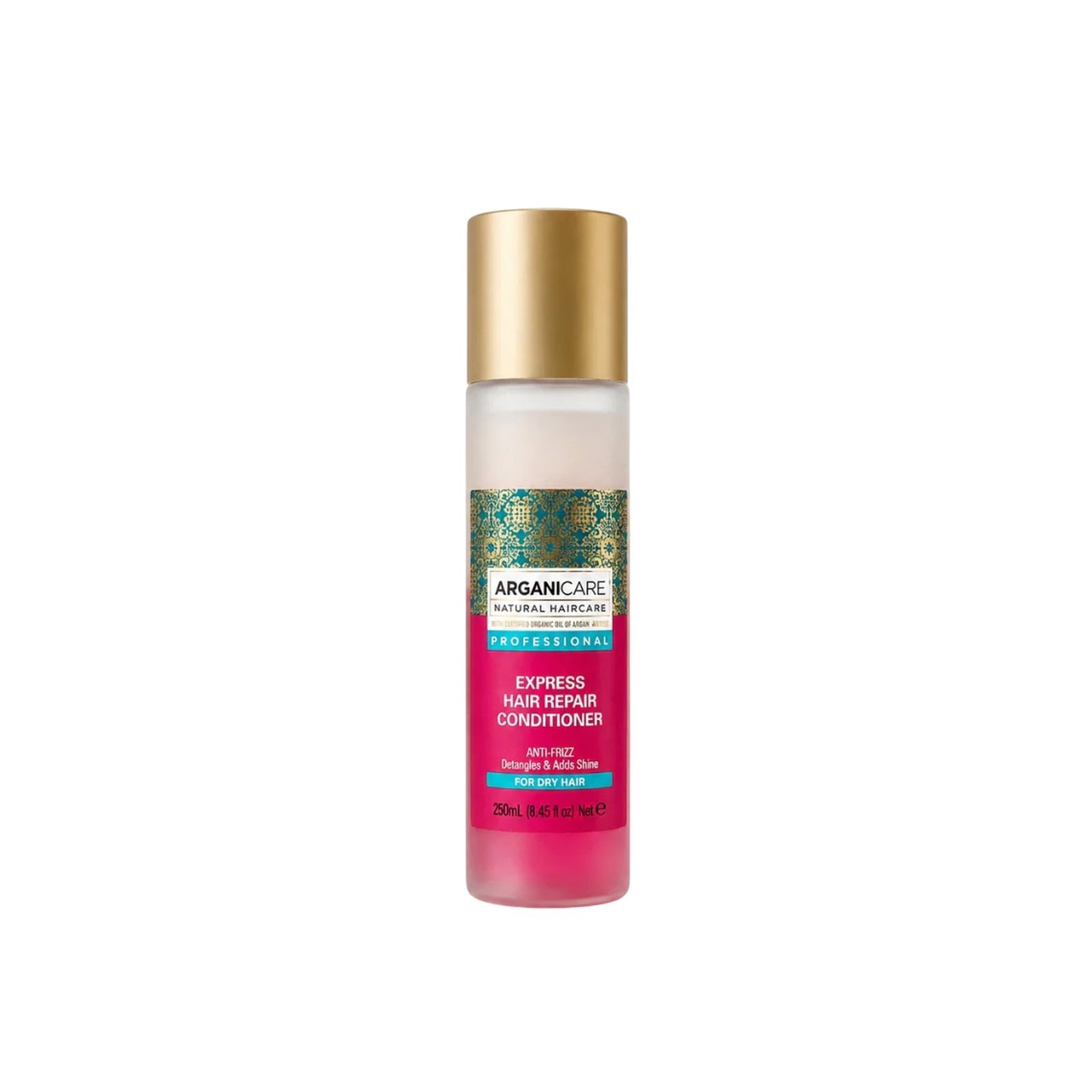 Arganicare Acondicionador reparador exprés para el cabello con argán y queratina, 250 ml