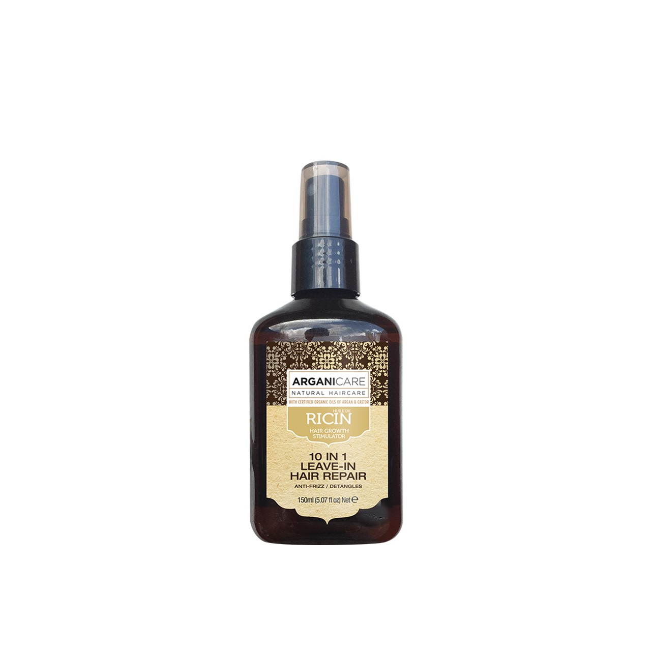Arganicare Castor Oil Réparateur Capillaire Sans Rinçage 10-En-1 150ml