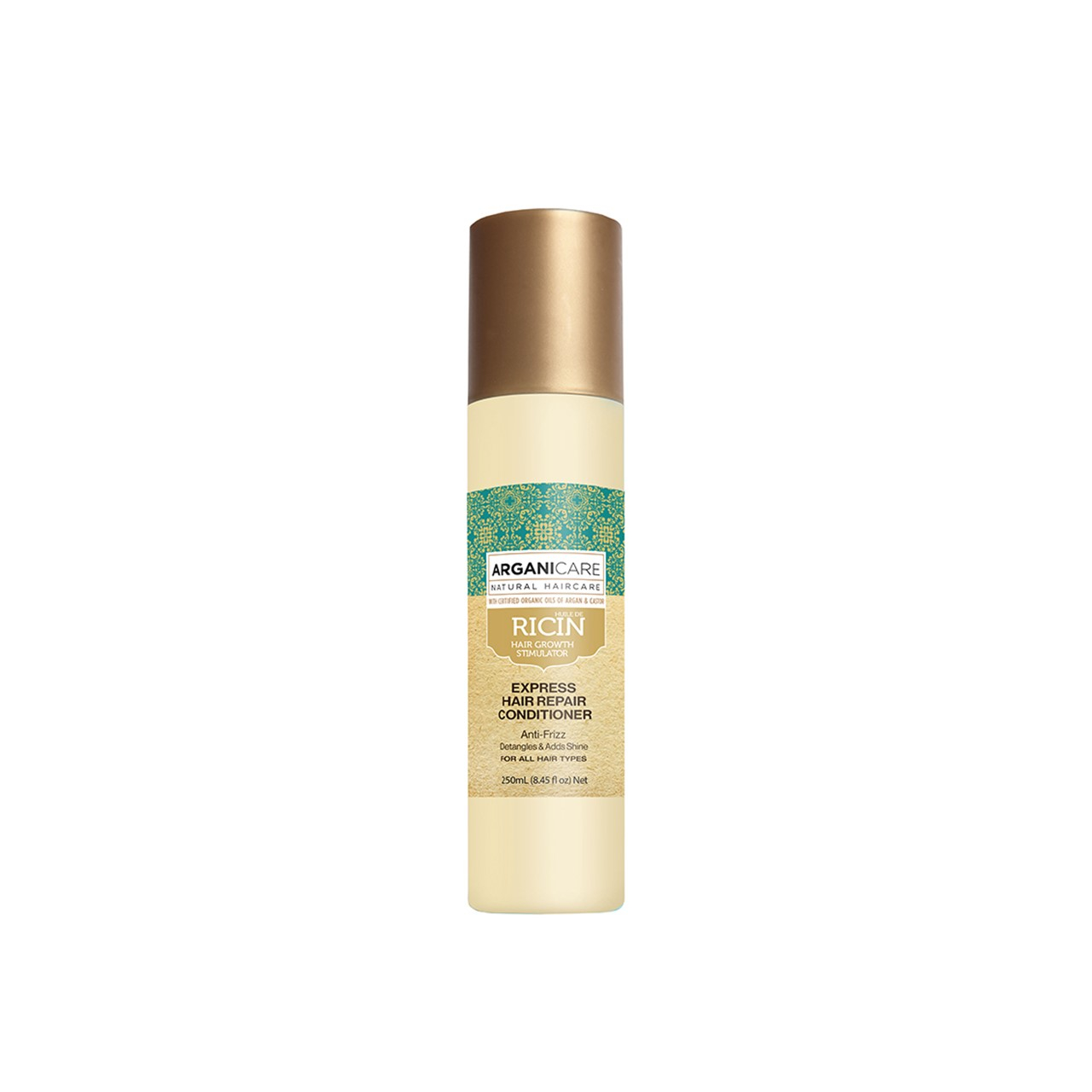 Arganicare Balsamo Riparatore Express con Olio di Ricino 250ml