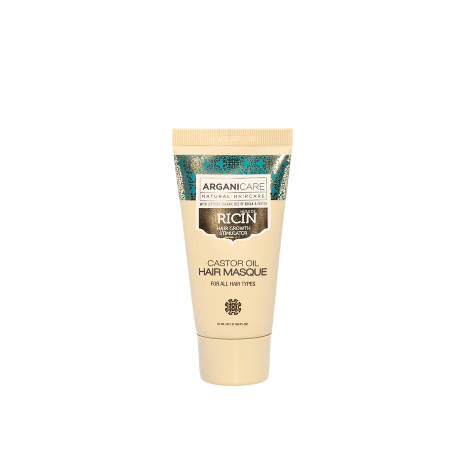 Arganicare Ricinový Olej Vlasová Maska 50ml