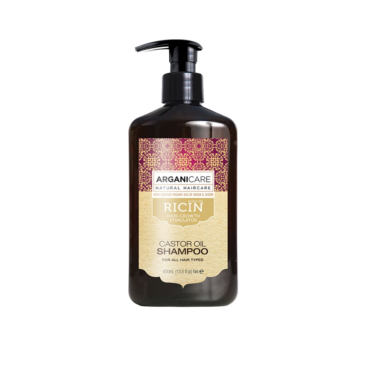Arganicare Castor Oil Shampoo 400ml (13.5floz)