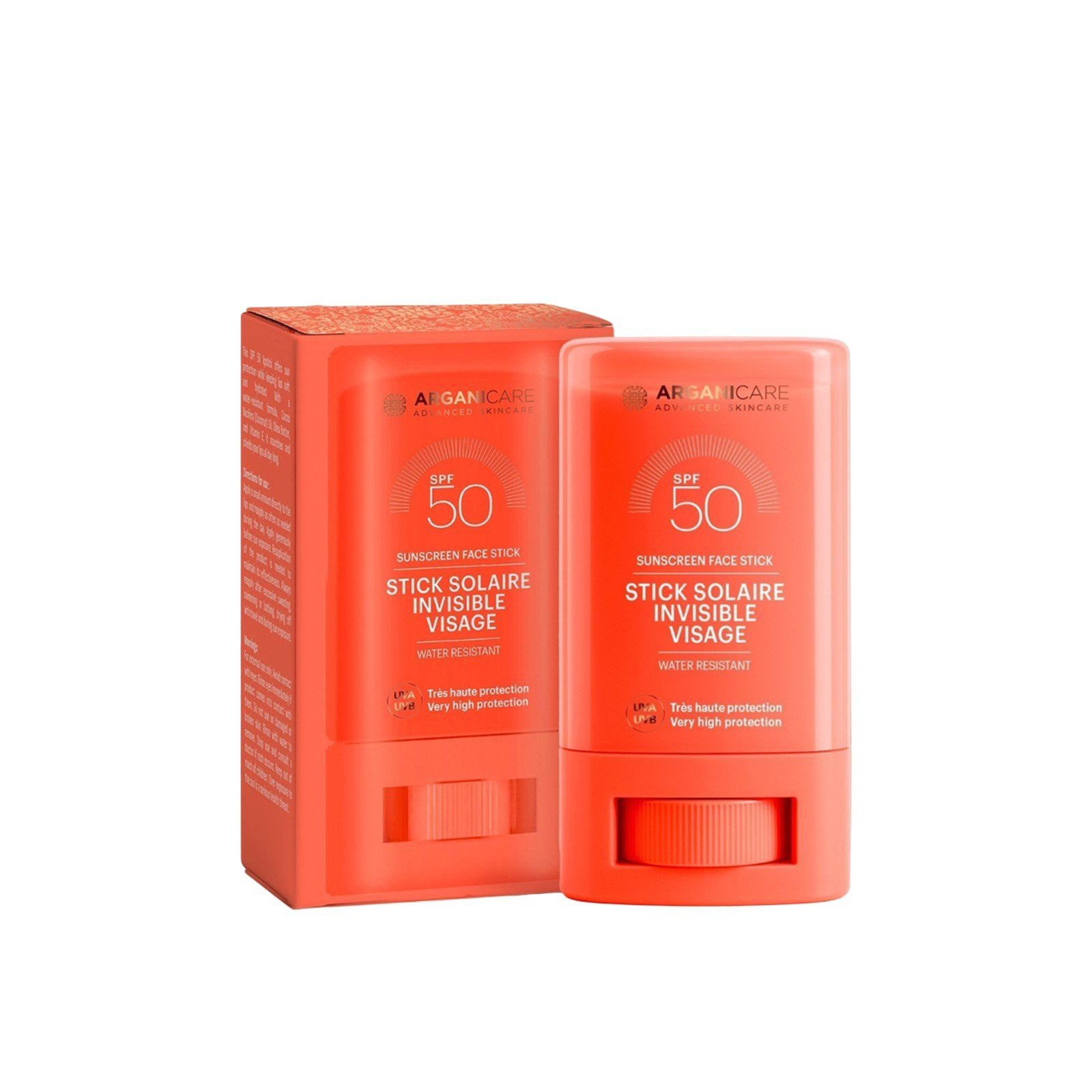 Arganicare Nevidna Zaščitna Palica za Obraz z SPF50 15g