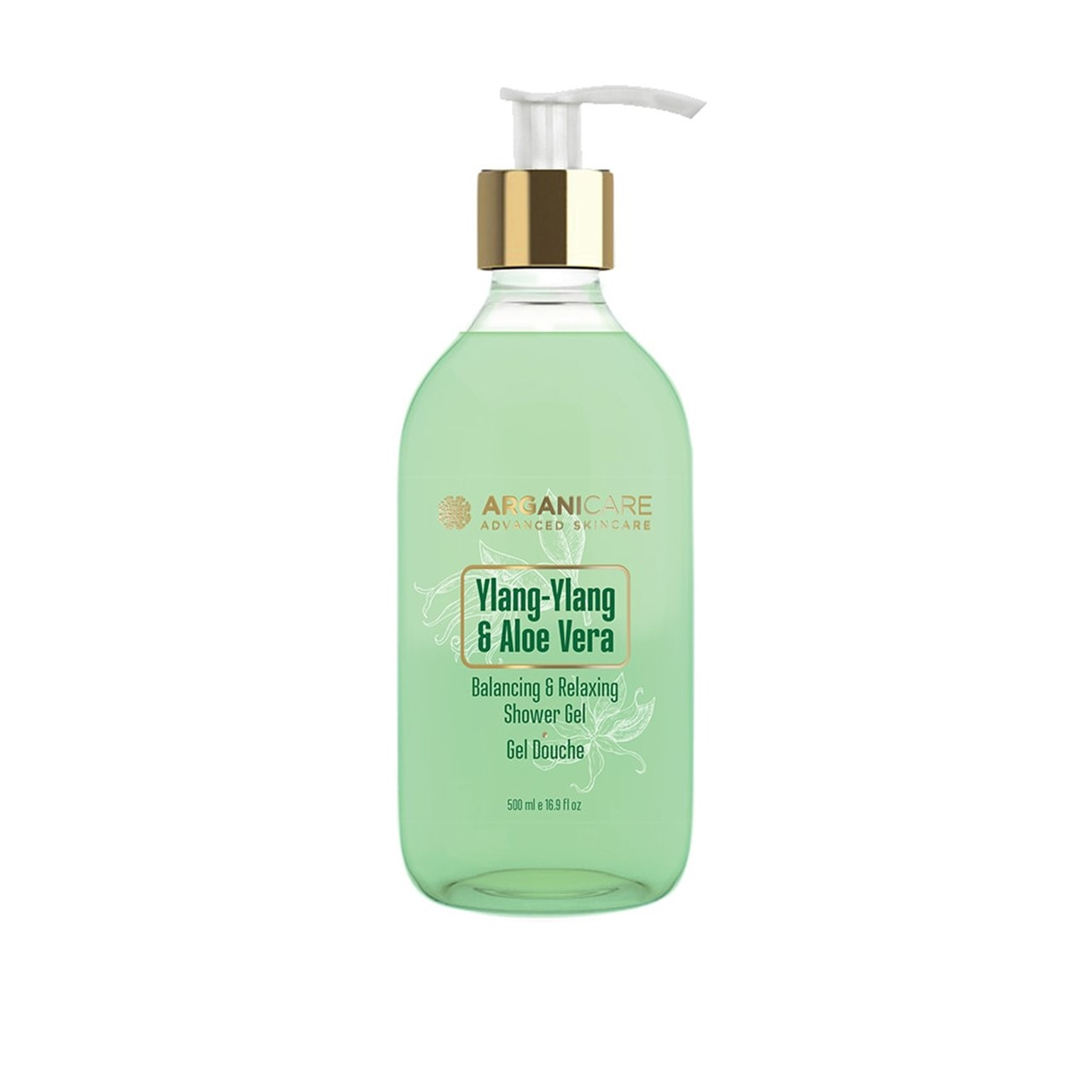 Arganicare Ylang-Ylang & Aloe Vera Shower Gel 500ml (16.9floz)