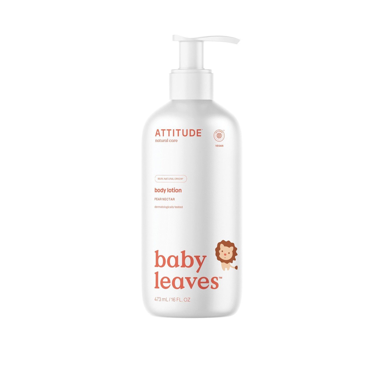 ATTITUDE Baby Leaves Loção Corporal Néctar de Pera 473ml