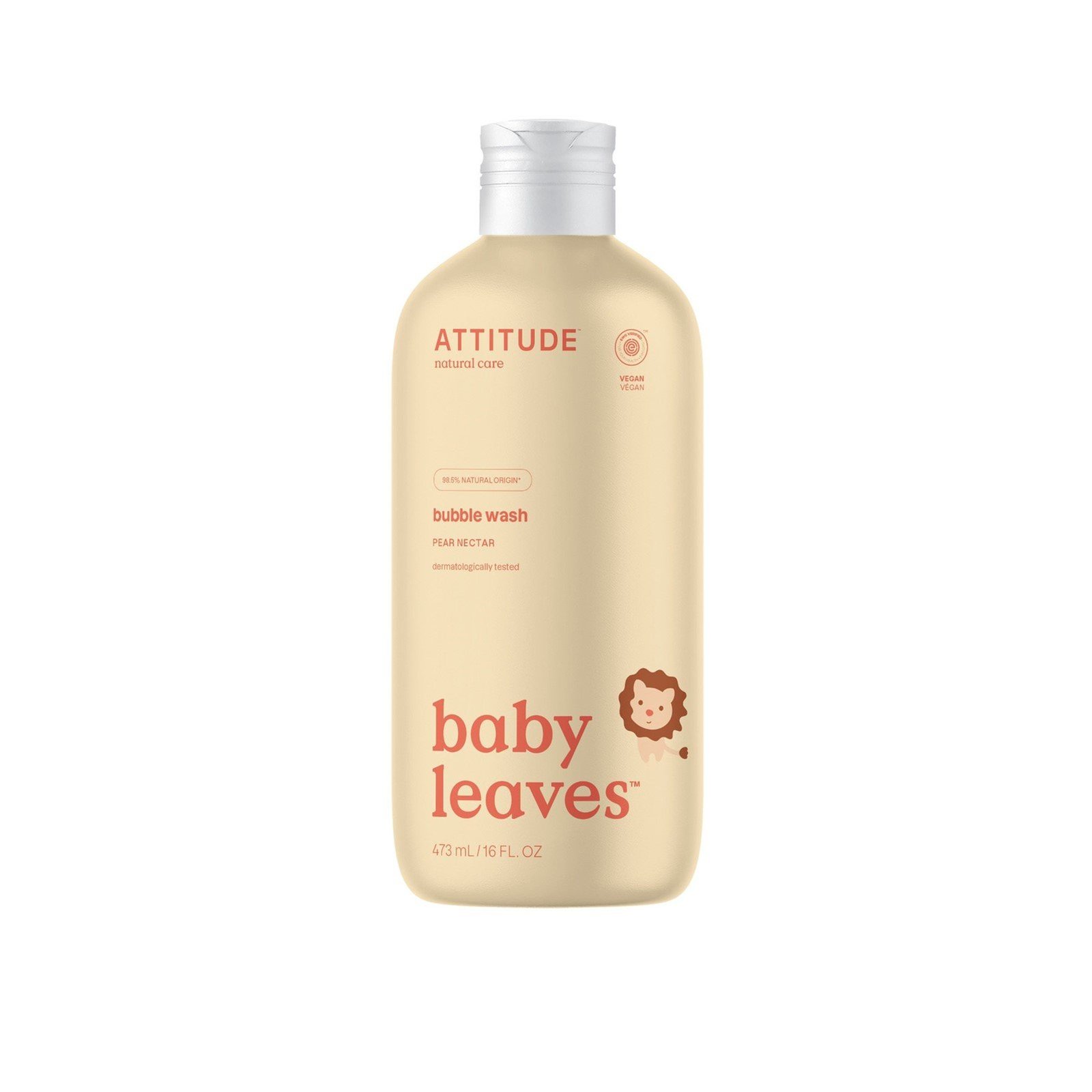 ATTITUDE Baby Leaves Bagnoschiuma Nettare di Pera 473ml