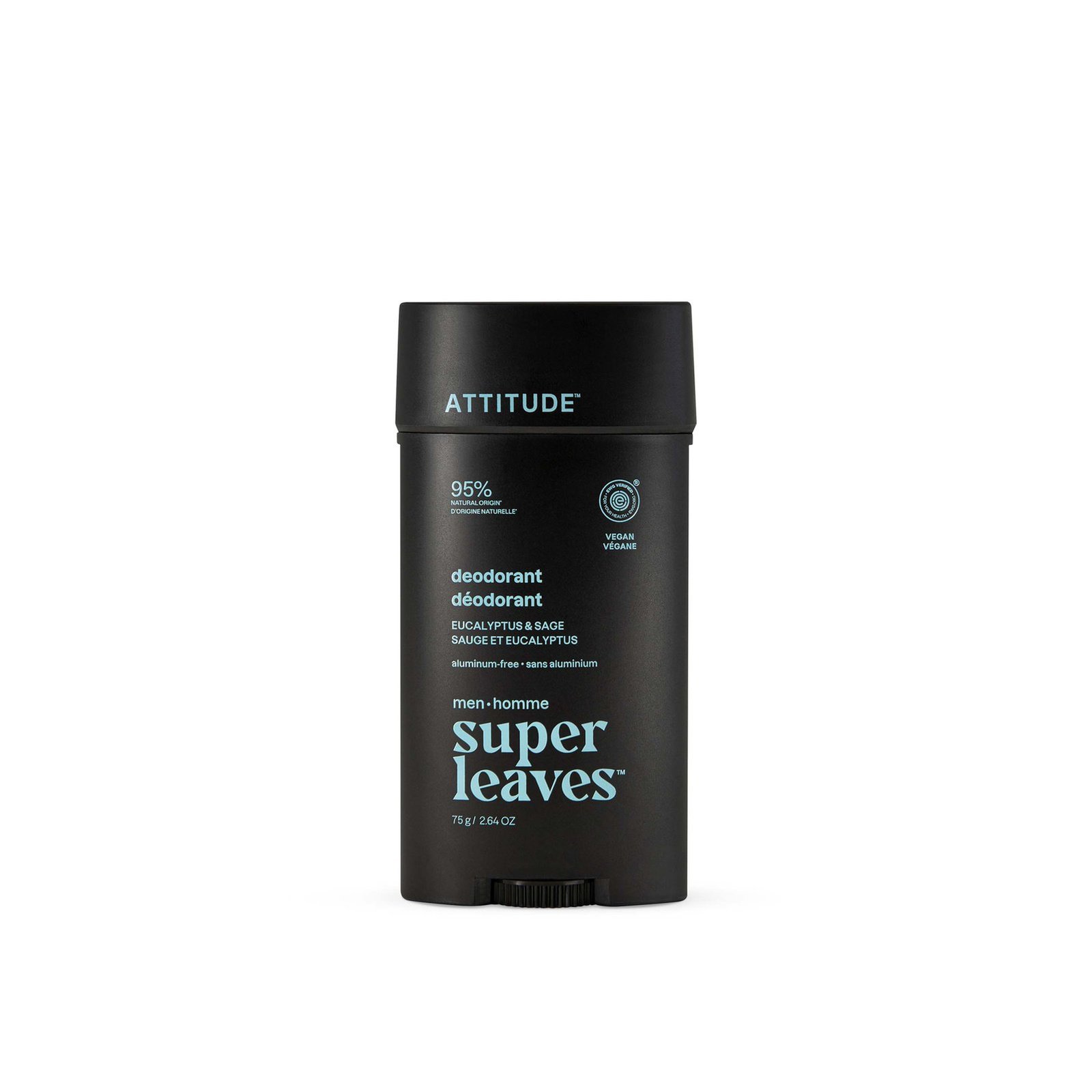 ATTITUDE Super Leaves Men Deodorant Eucalyptus & Sage 75g