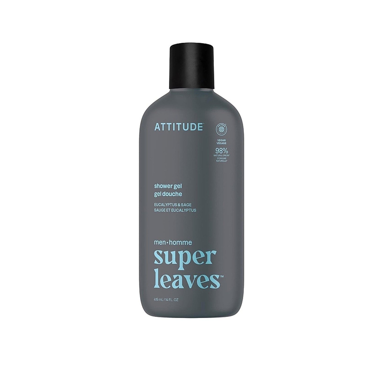 ATTITUDE Super Leaves Men Żel Pod Prysznic Eukaliptus & Szałwia 415ml