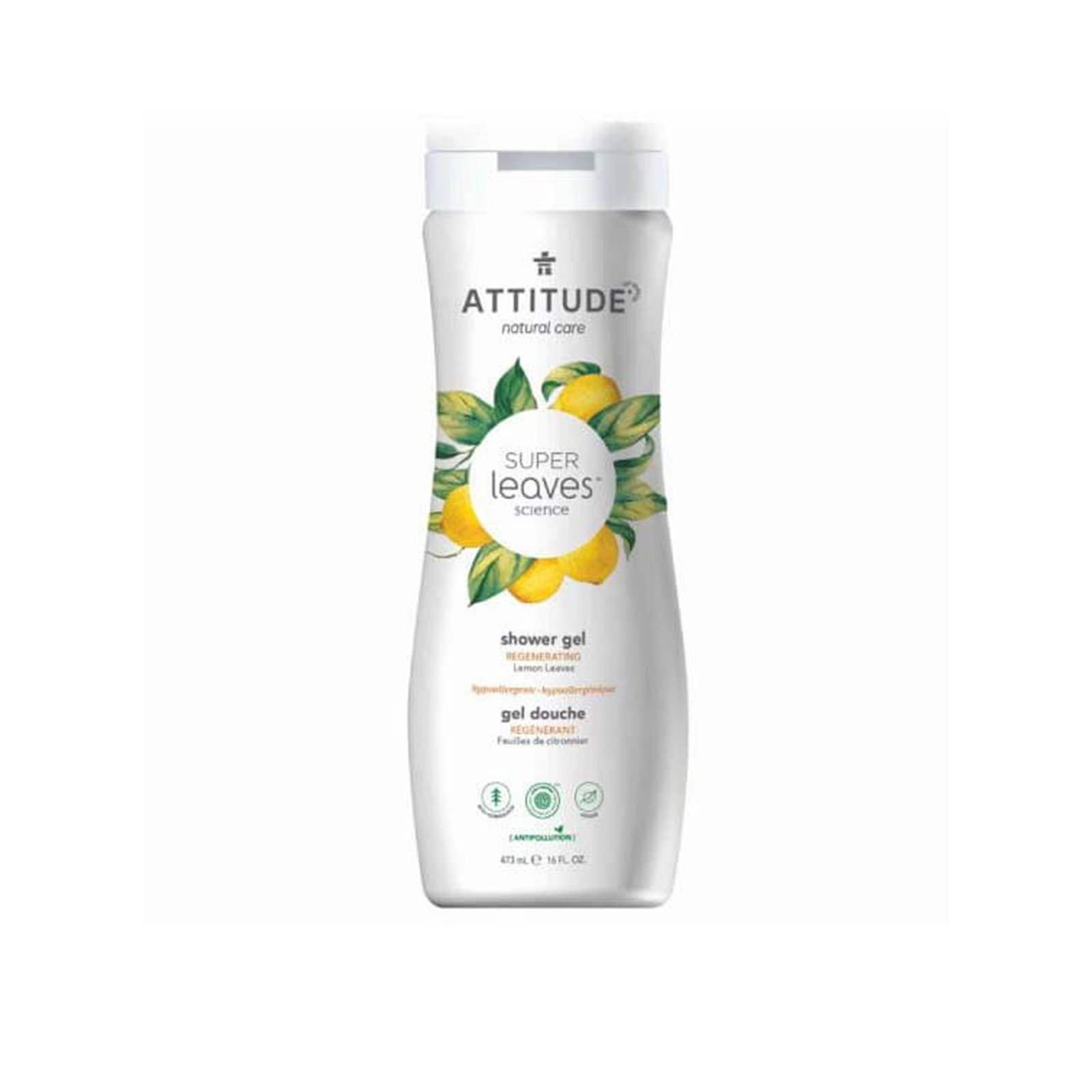ATTITUDE Super Leaves Science Regenerating Shower Gel 473ml (16floz)
