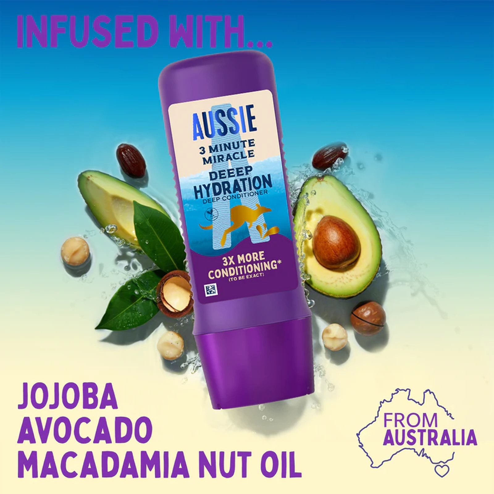 Aussie 3 Minute Miracle Deep Hydration Deep Conditioner 250ml