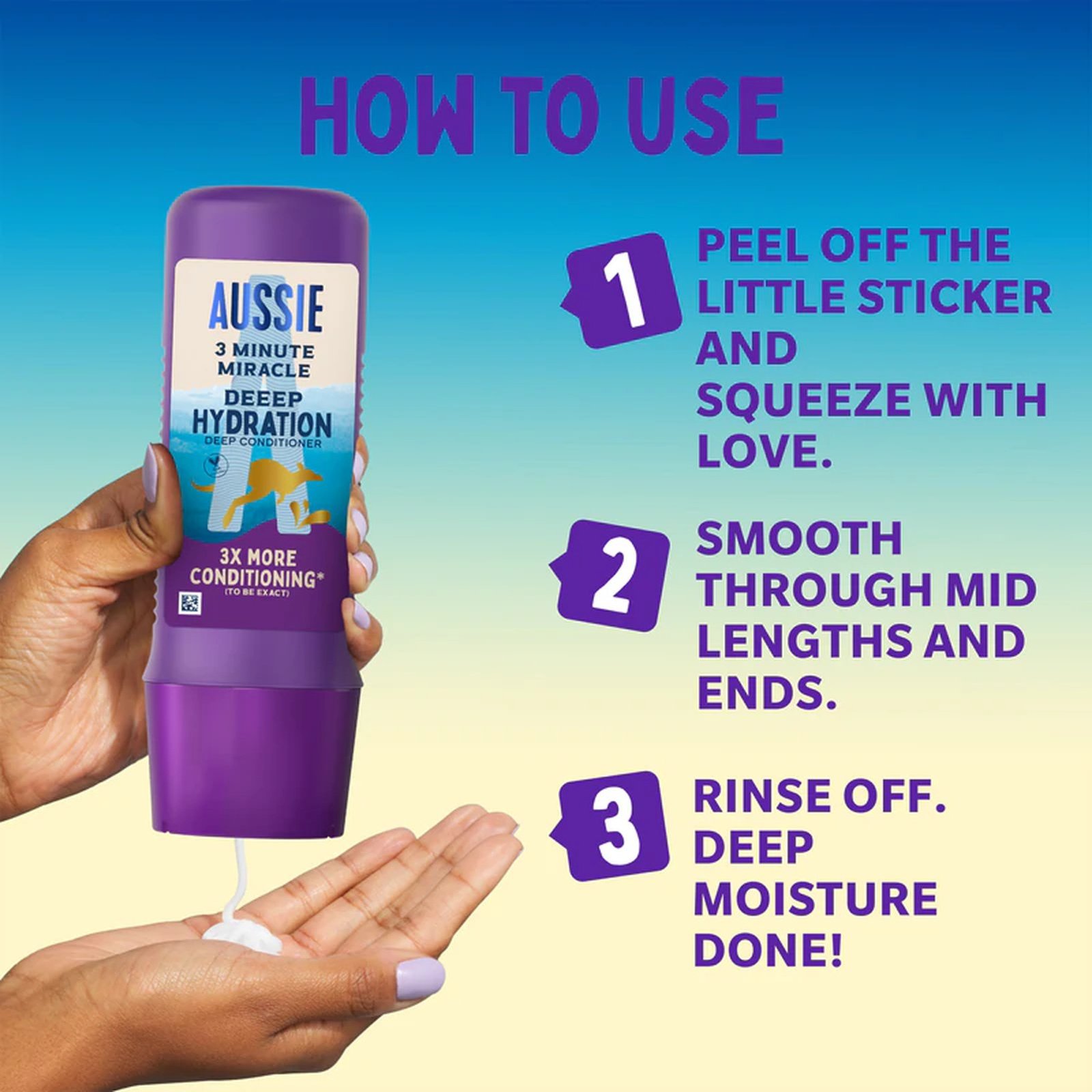 Aussie 3 Minute Miracle Deep Hydration Deep Conditioner 250ml