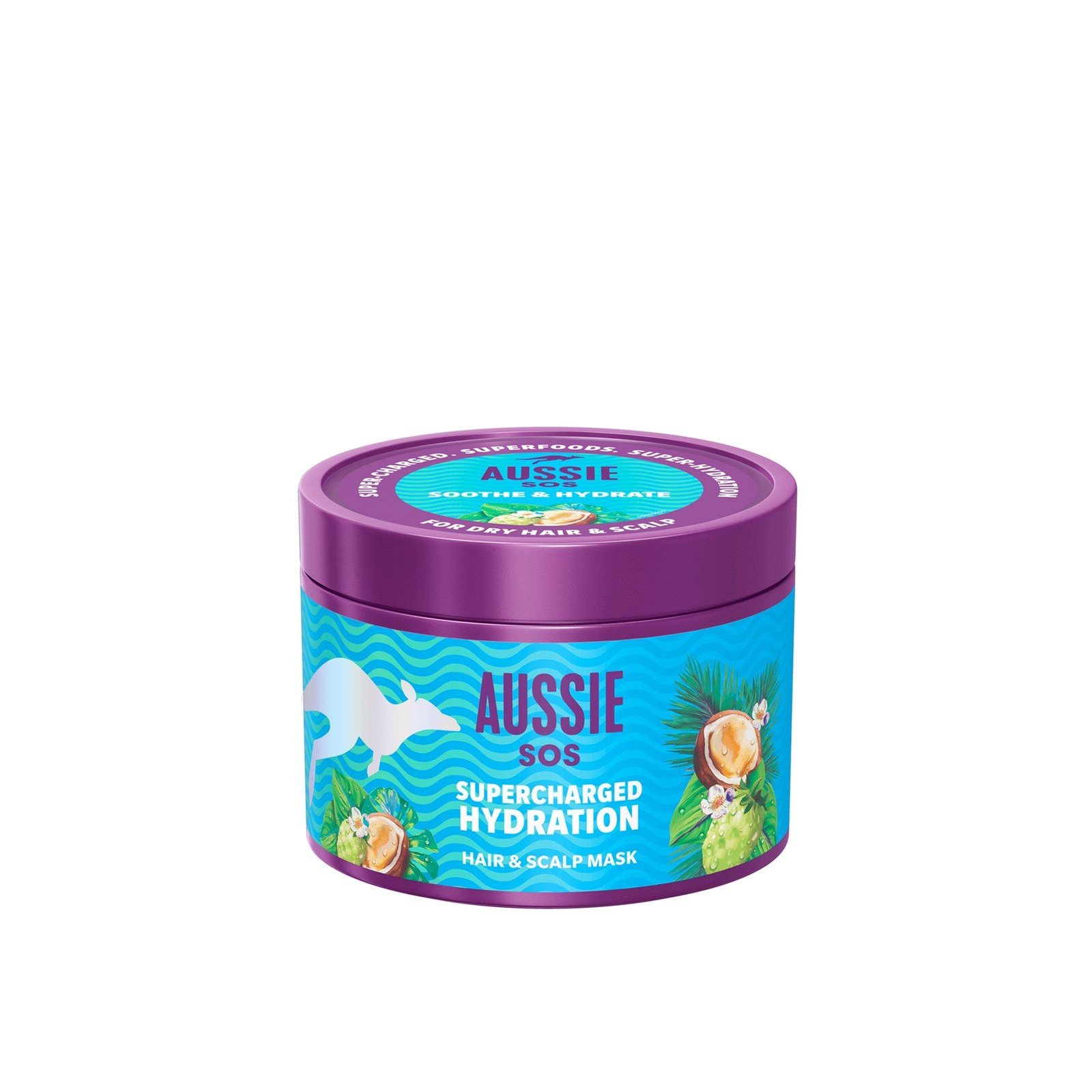 Aussie SOS قناع مهدئ ومرطب للشعر وفروة الرأس 500ml