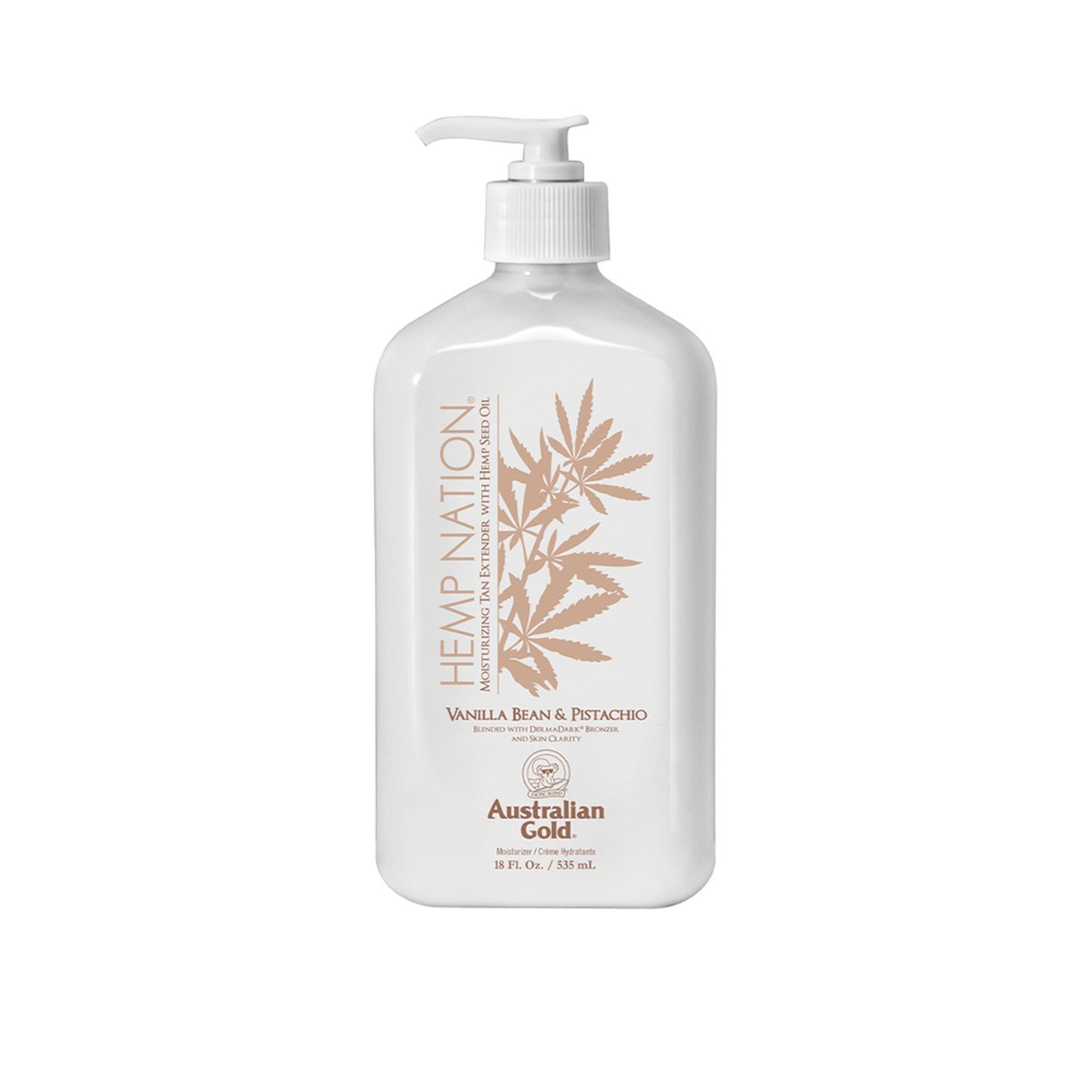 Australian Gold Hemp Nation Vanilla Bean & Pistachio Moisturizing Tan Extender 535ml