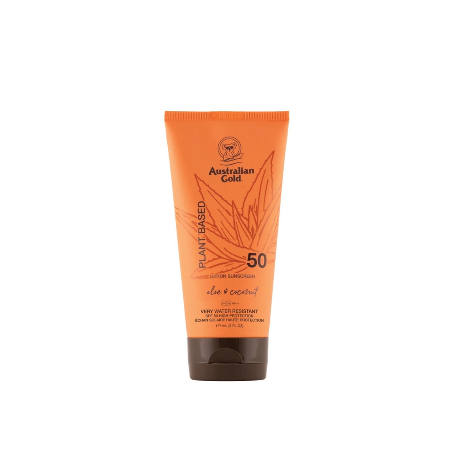 Australian Gold Plant Based Aloe & Coconut Lotion Sunscreen SPF50