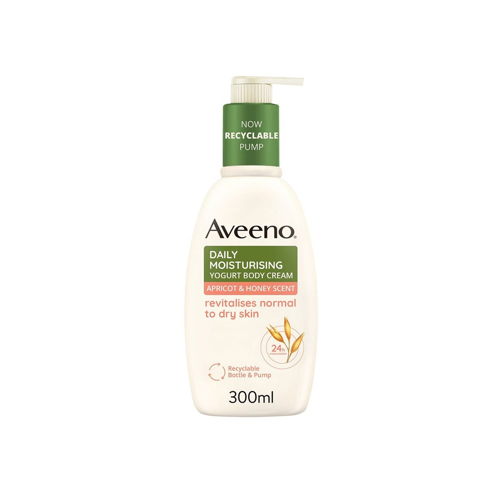 Aveeno Daily Moisturizing Yogurt Body Cream Apricot & Honey 300ml