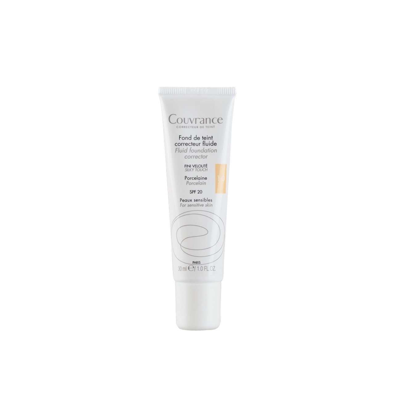 Avène Couvrance Fluid كريم أساس مصحح 1.0 Porcelain 30ml