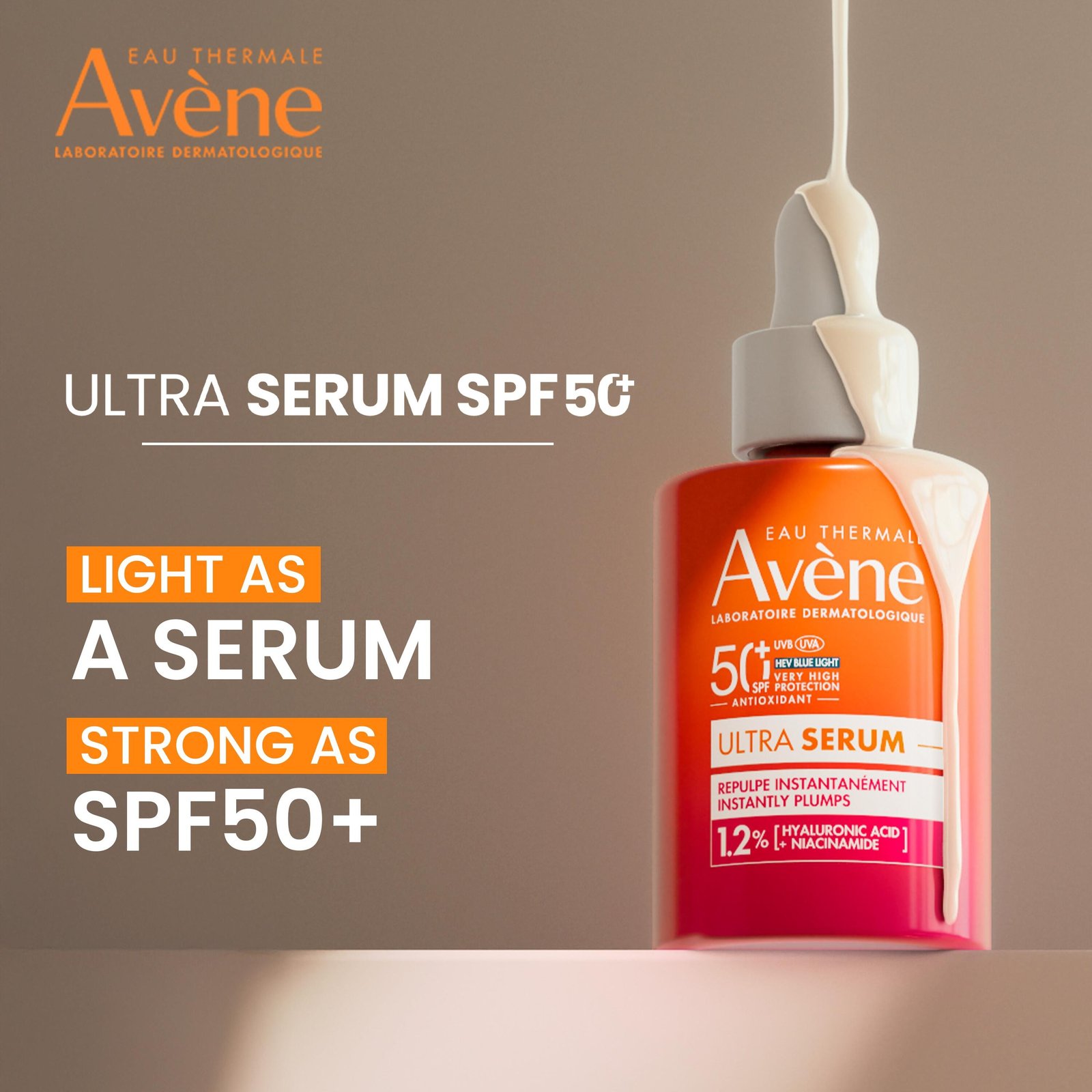 Avène سيروم فائق يملأ البشرة فوراً SPF50+ 30ml