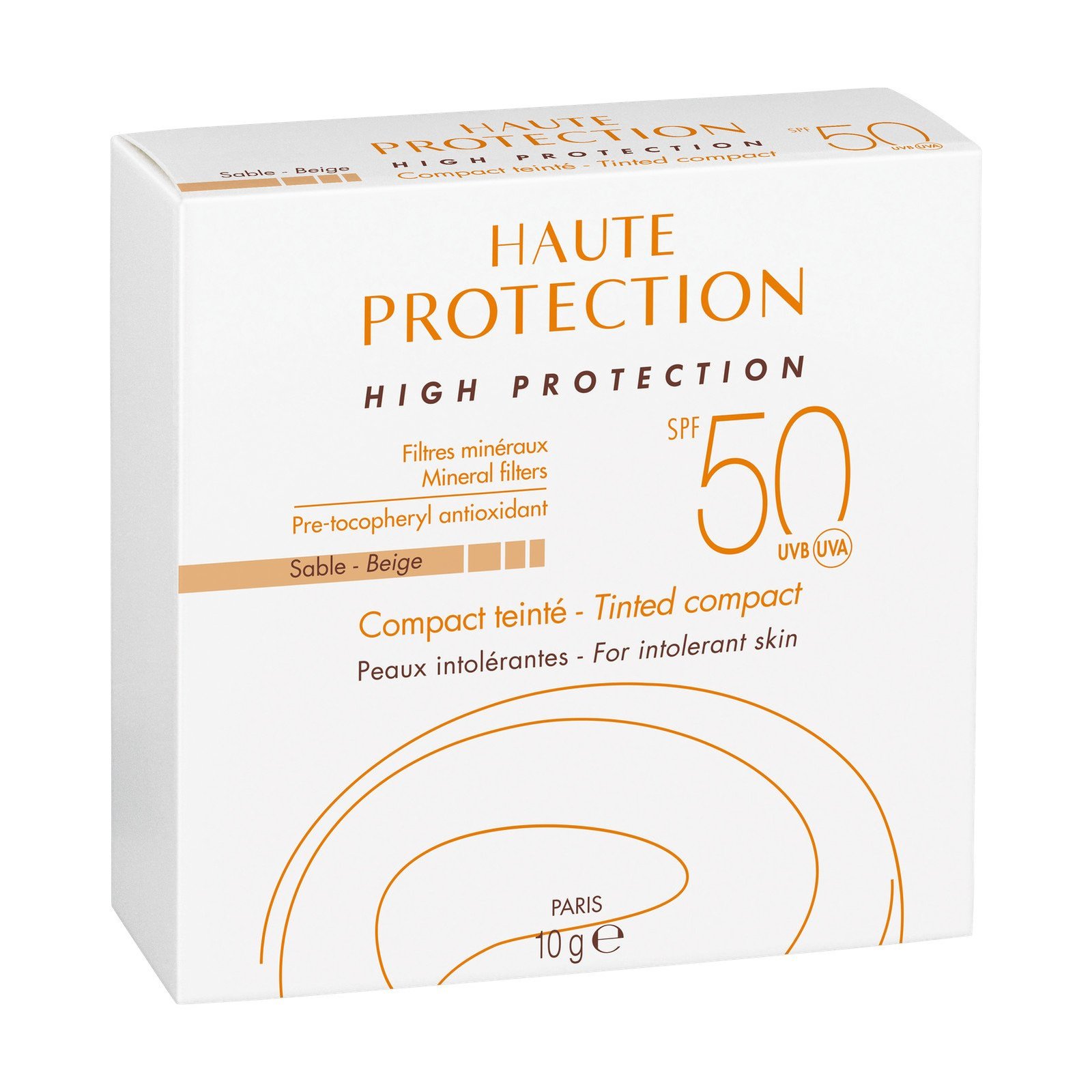 Avène واقي شمس معدني مضغوط ملون عالي الحماية Sable SPF50 ‏10g