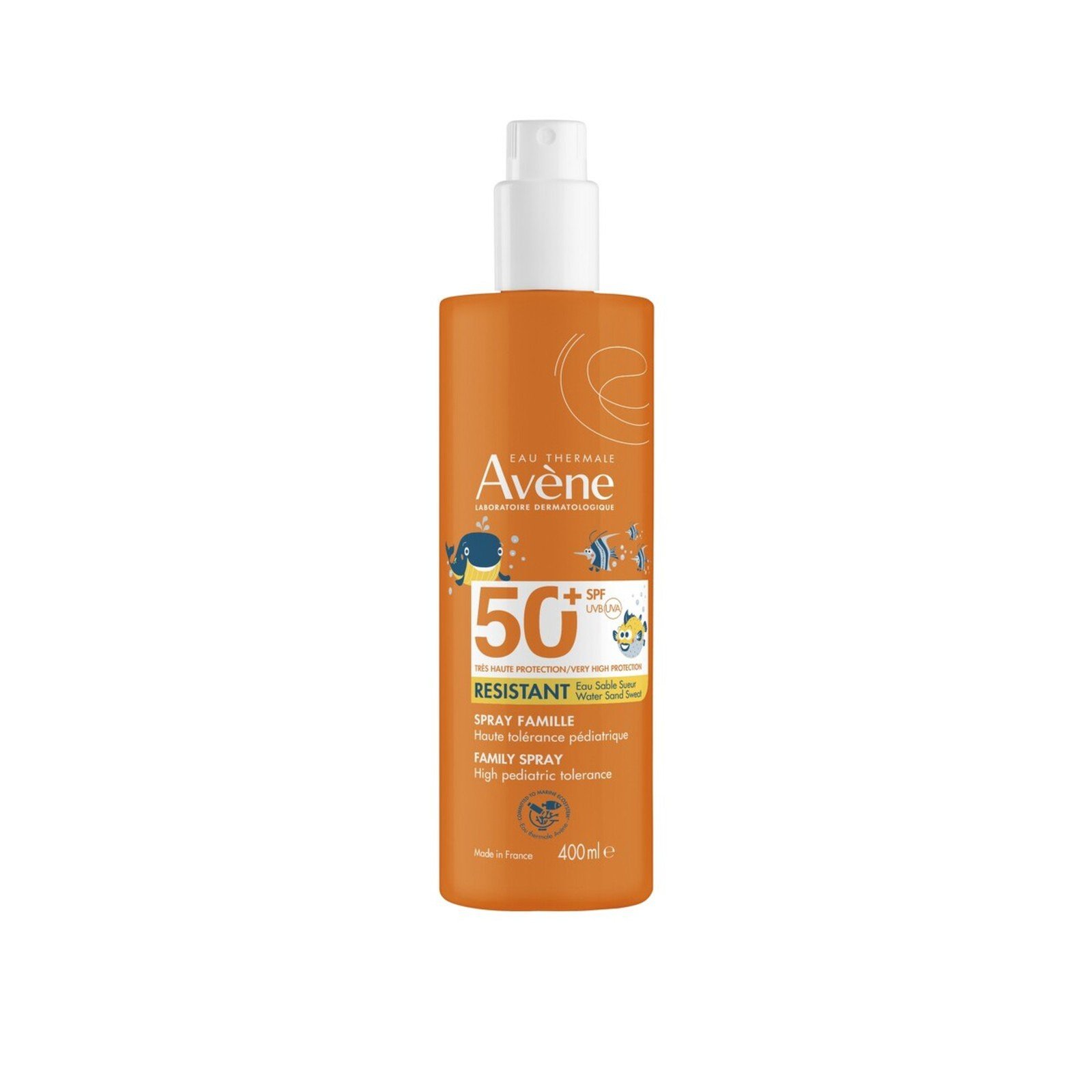 Avène Sun Very High Protection Resistant Family Spray SPF50+ Sunscreen 400ml